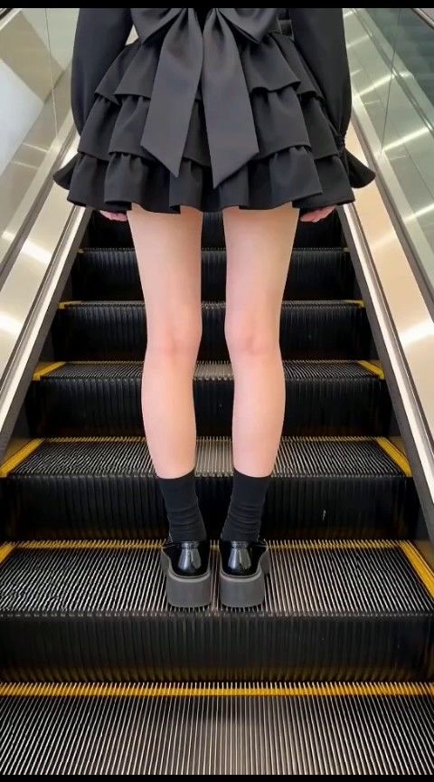 ［AI動画・スマホ特化］ エスカレータで見かけた可愛い子…やることやってるんだ… サンプル7ページ目