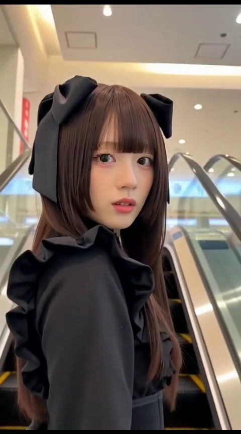 ［AI動画・スマホ特化］ エスカレータで見かけた可愛い子…やることやってるんだ… サンプル9ページ目