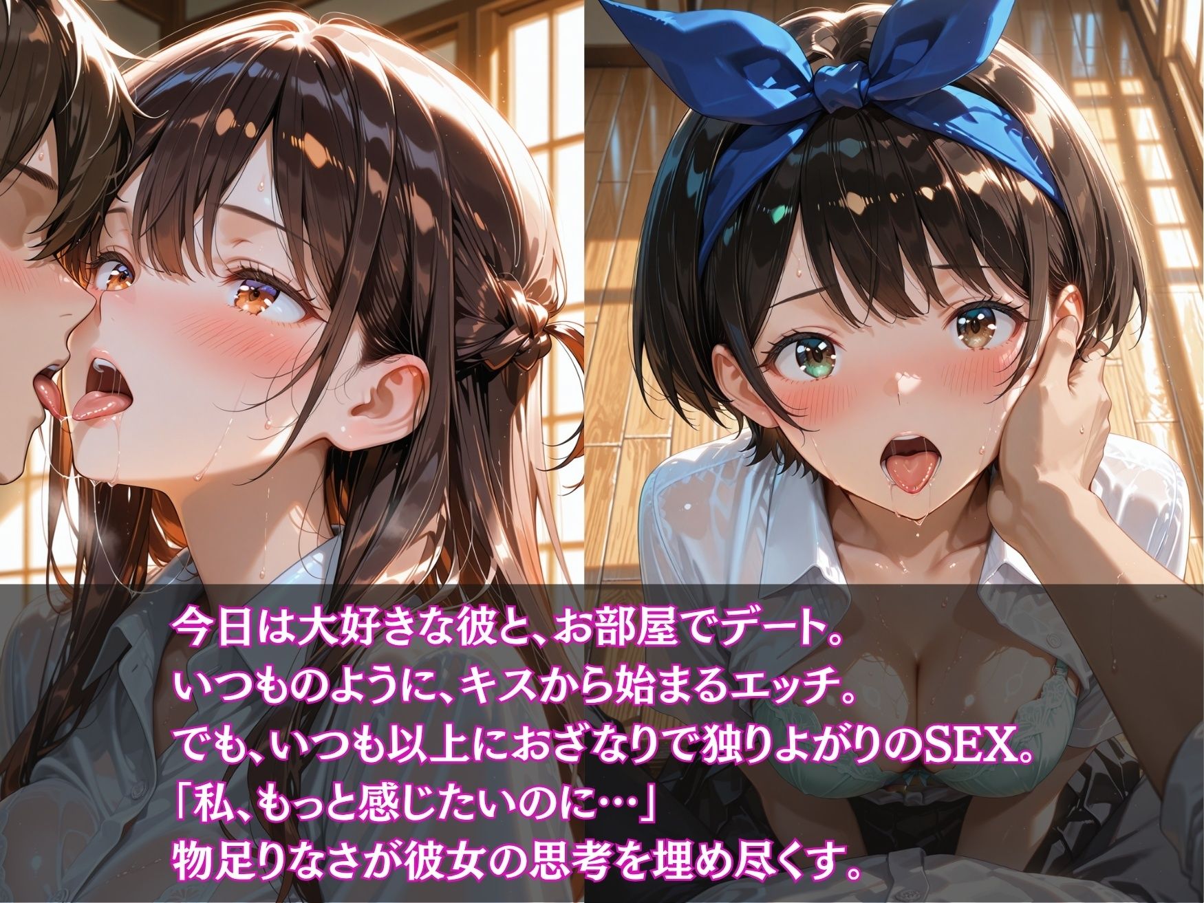 【実録】快楽堕ち 寝取られた隣のヒロイン -連続中出して理性崩壊- 「彼女、お借〇します 〇鶴と瑠〇の場合」 サンプル2ページ目