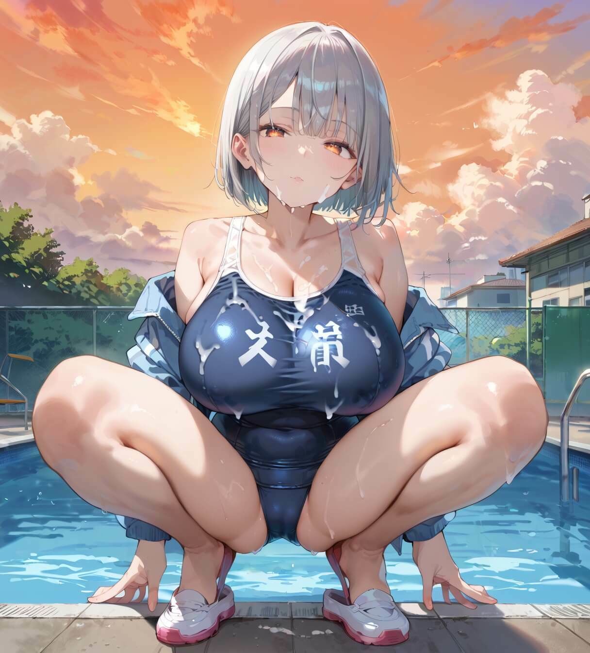 水着美女たちに、夕焼けバックに熱血指導！3★360P サンプル7ページ目