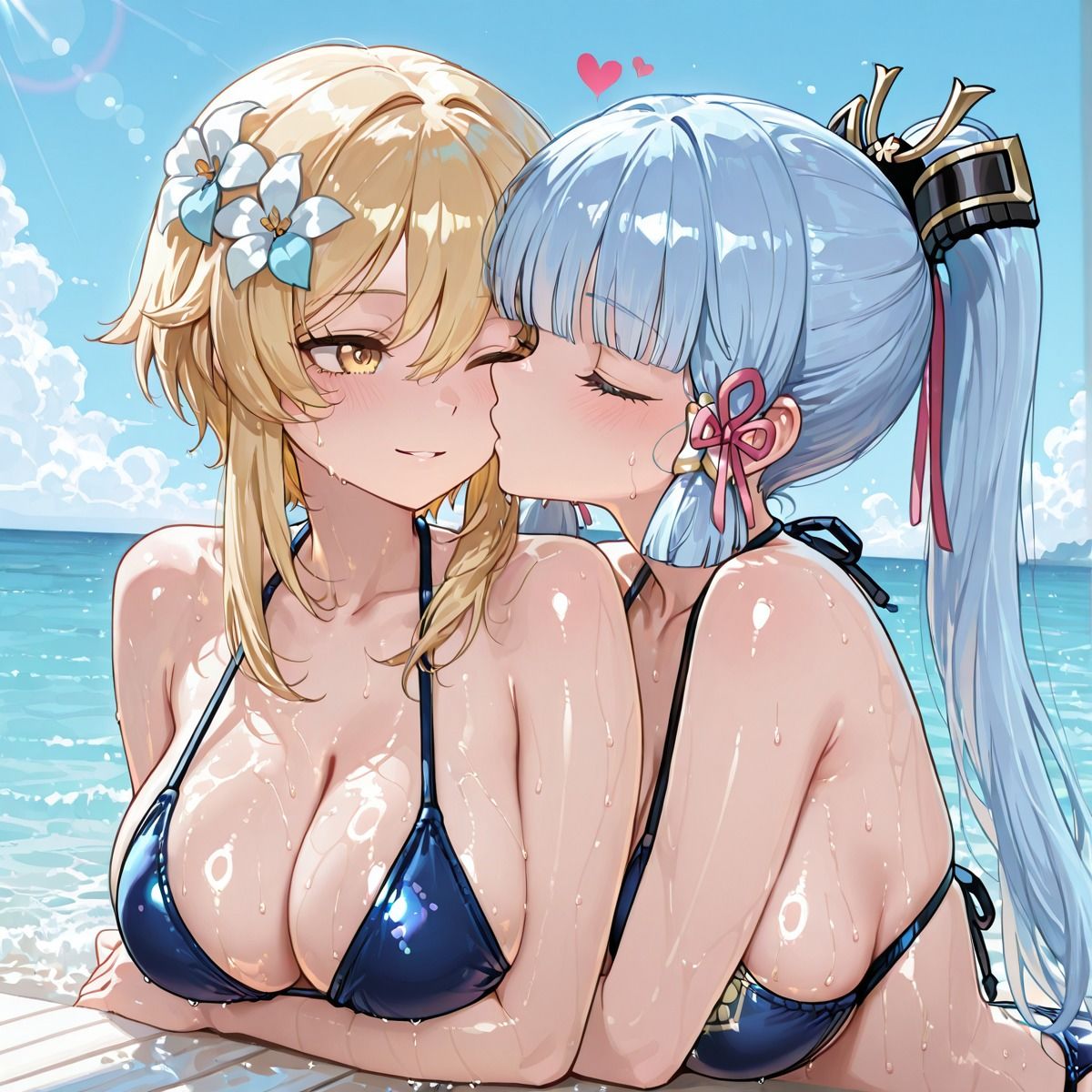 ほ〇る×綾〇 ふたなり百合CG集2 サンプル1ページ目