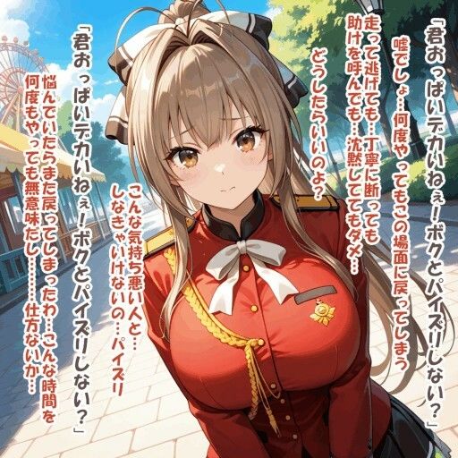 パイズリ異能力おじさん  パイズリープ 編 サンプル4ページ目