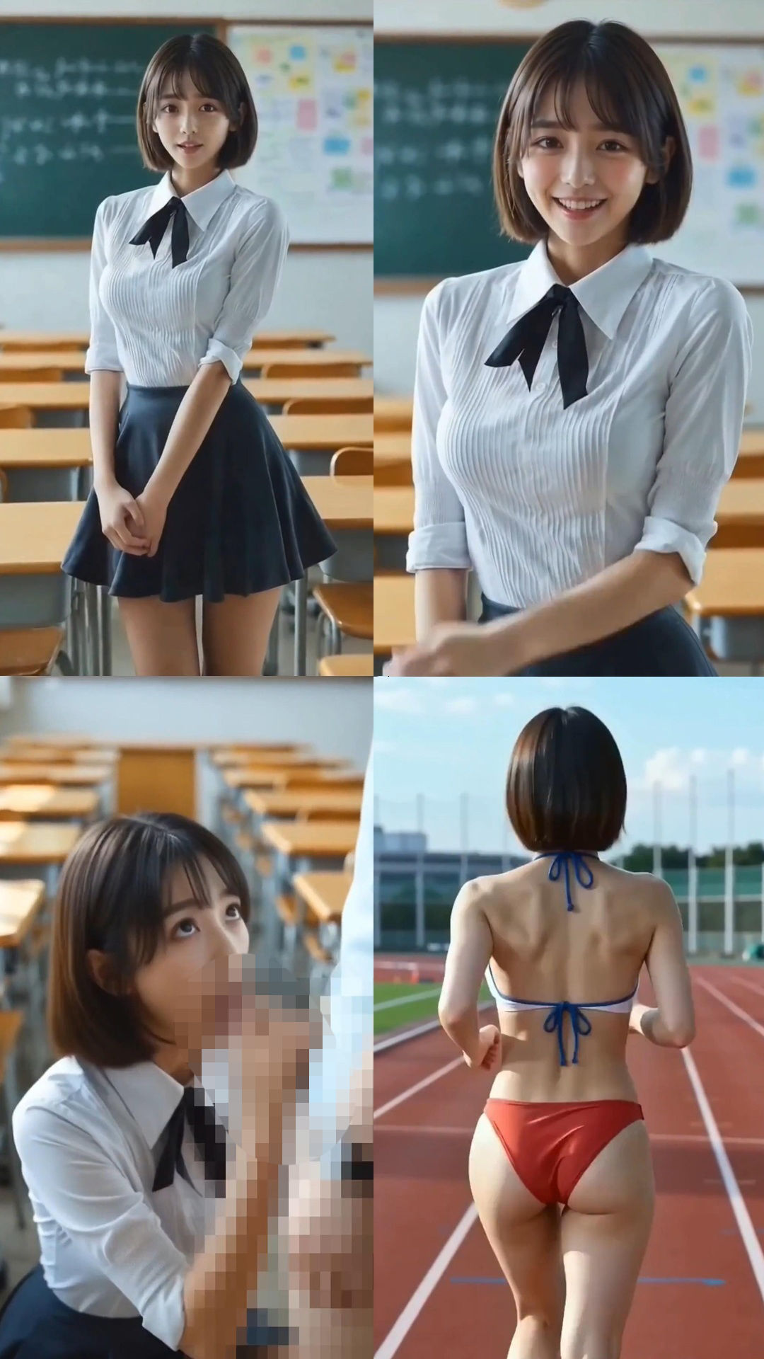 実写系！お人好し女子校生3  理奈 サンプル1ページ目