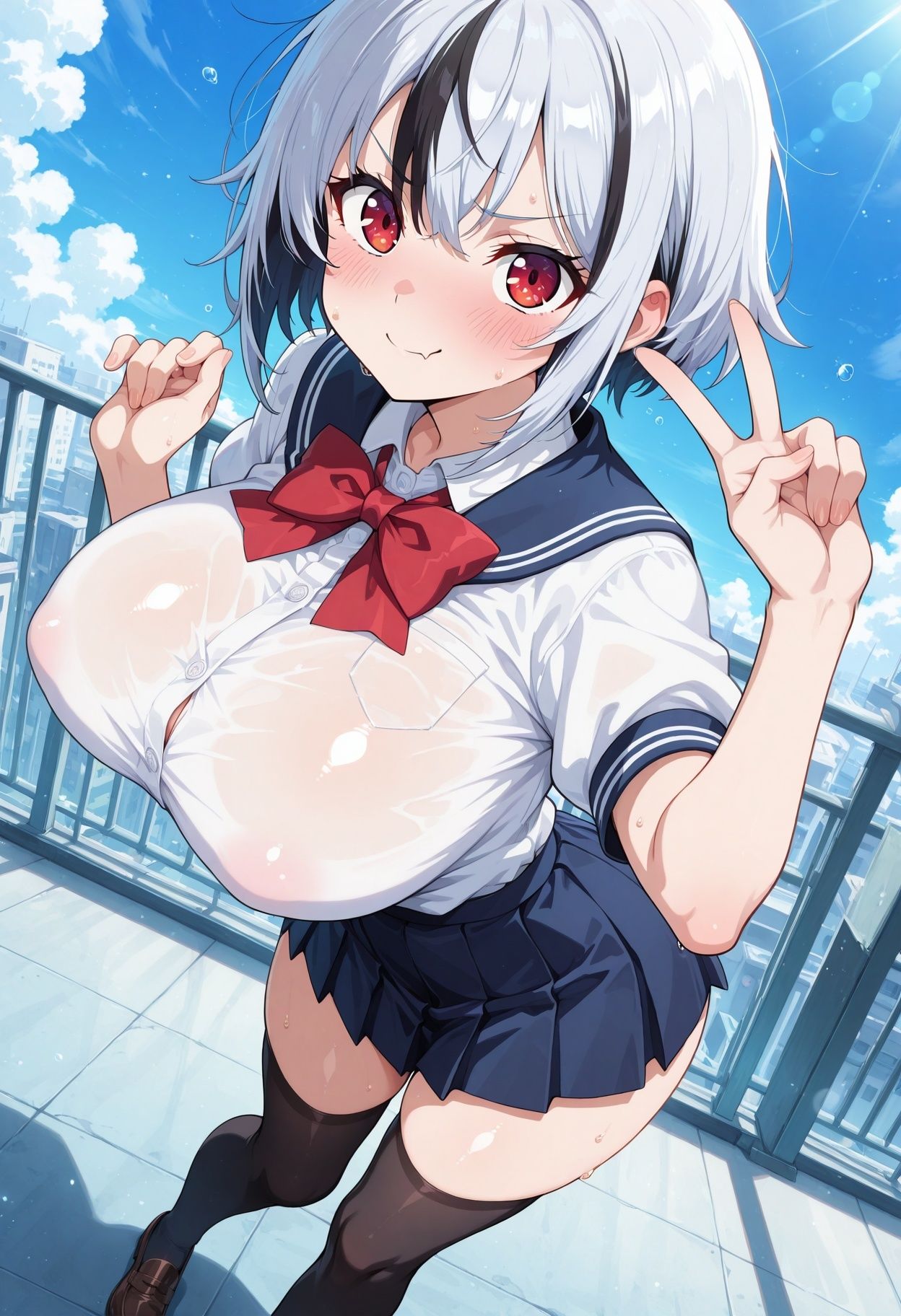 【AI CG集】学校の花園5 〜 school collection 〜 サンプル4ページ目