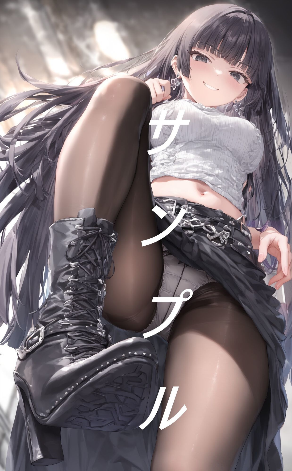 黒ストブーツ踏まれ画集 サンプル8ページ目
