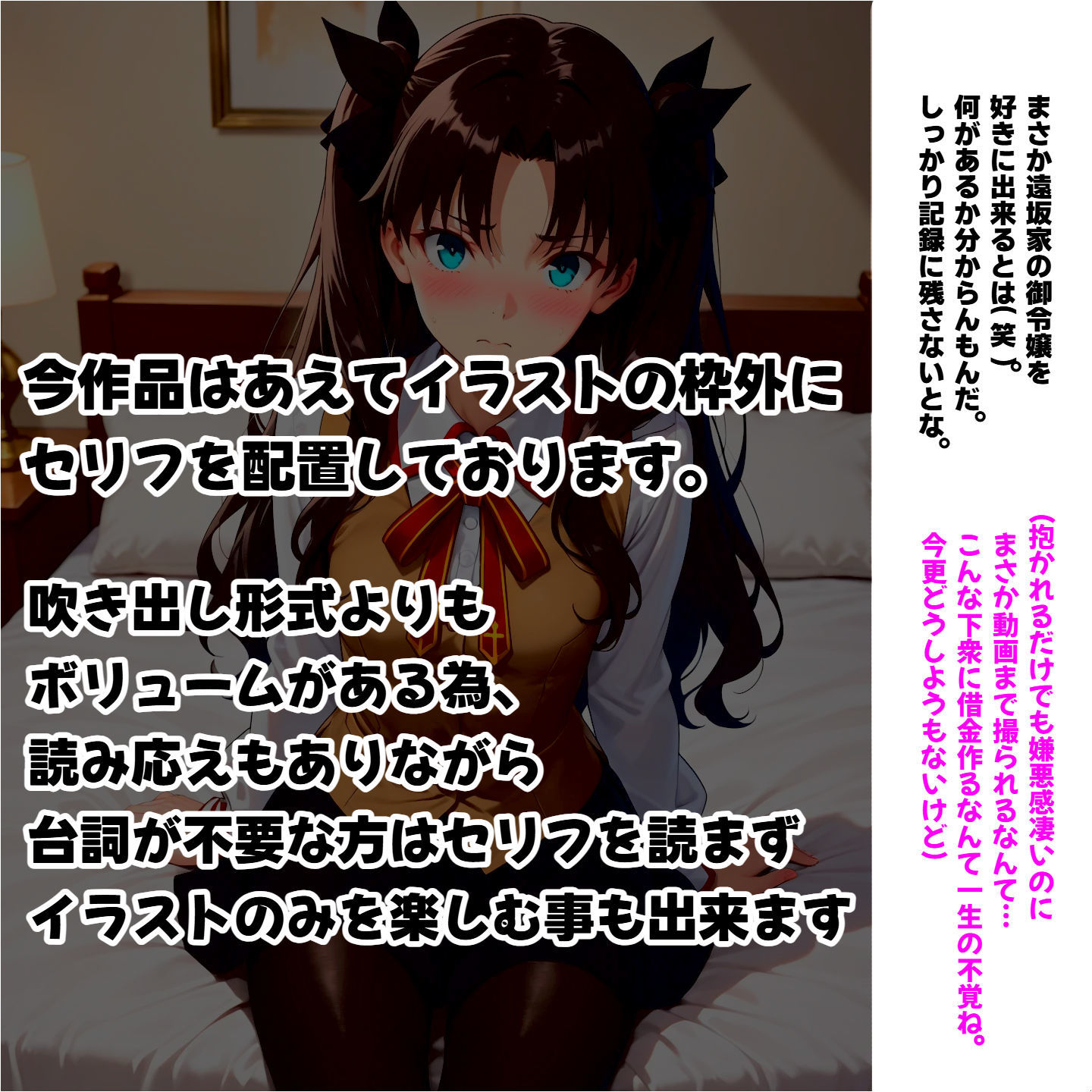 （セリフ付き）寝取られた遠坂 体を売って借金返済！ サンプル1ページ目