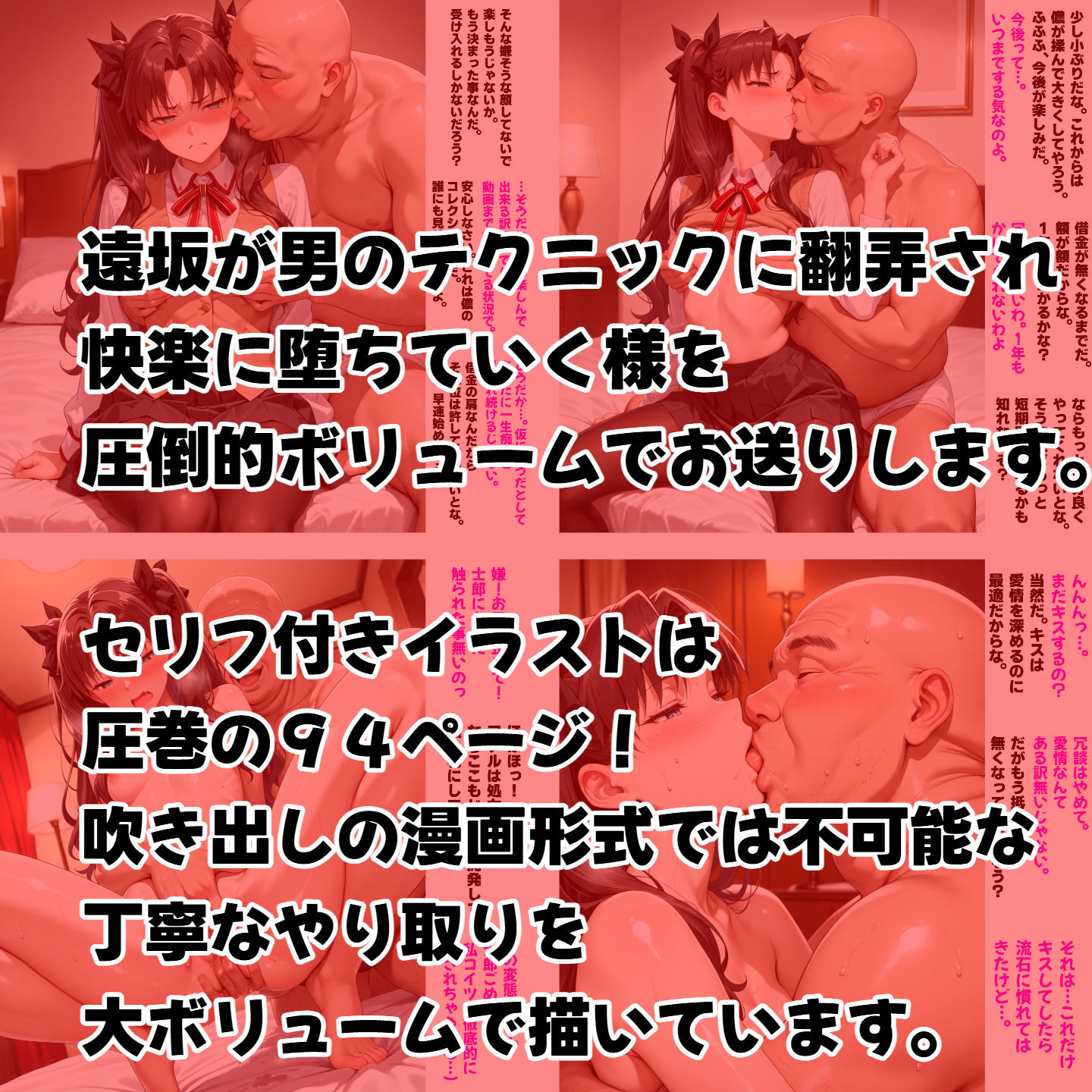 （セリフ付き）寝取られた遠坂 体を売って借金返済！ サンプル7ページ目