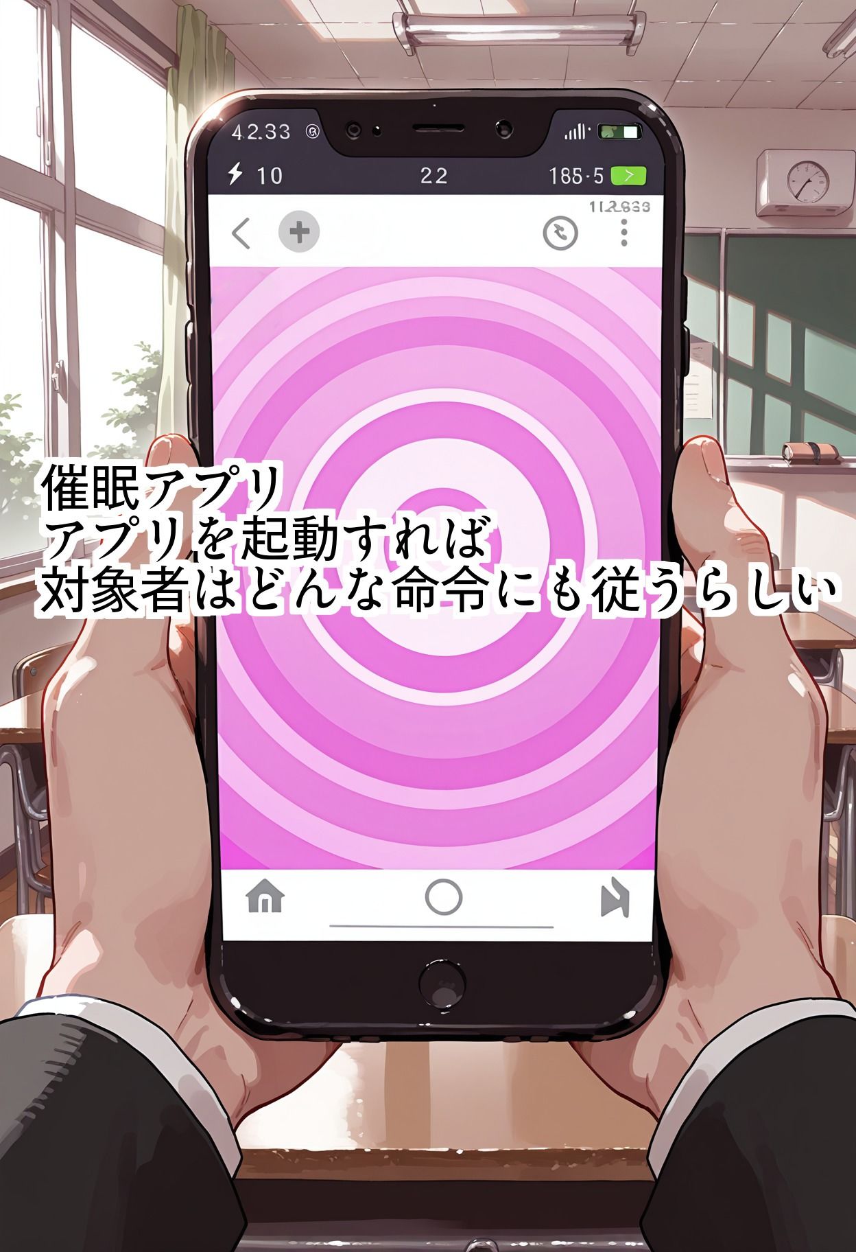 催〇アプリでVTuberをヤリたい放題する話  ホ〇ライブ サンプル1ページ目