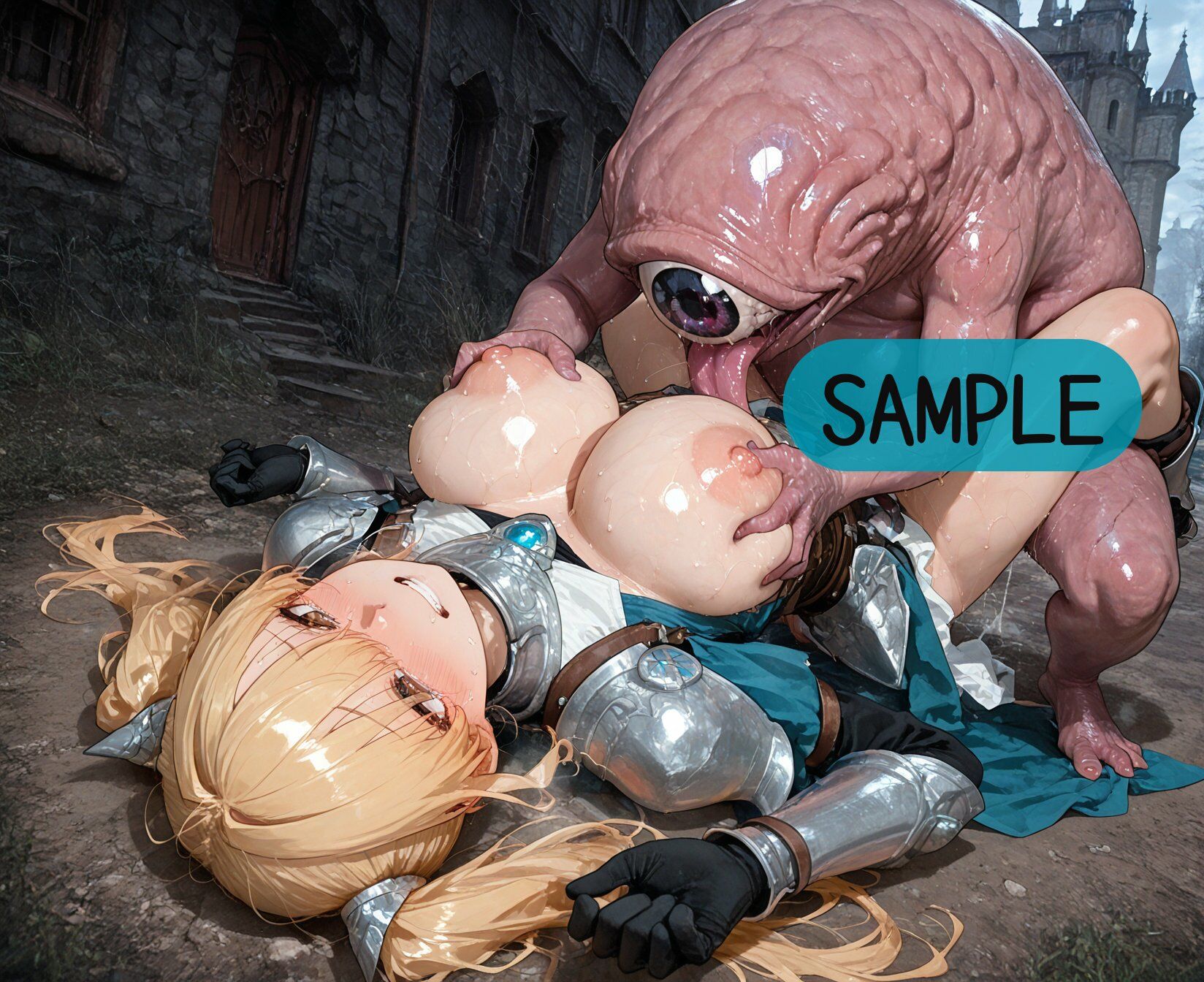 女冒険者は単眼淫魔を討伐しない サンプル2ページ目