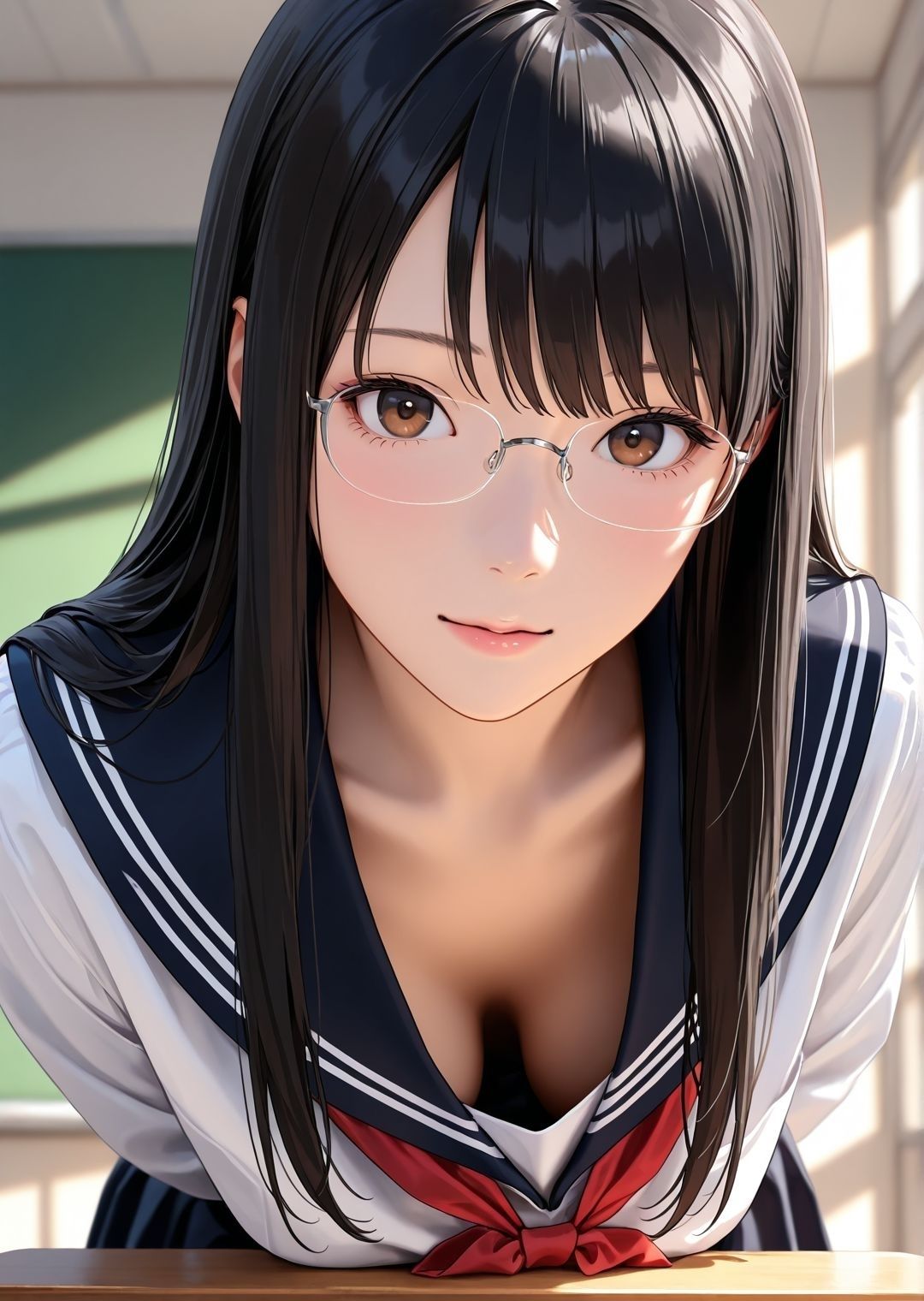 眼鏡の女/写真集 サンプル2ページ目