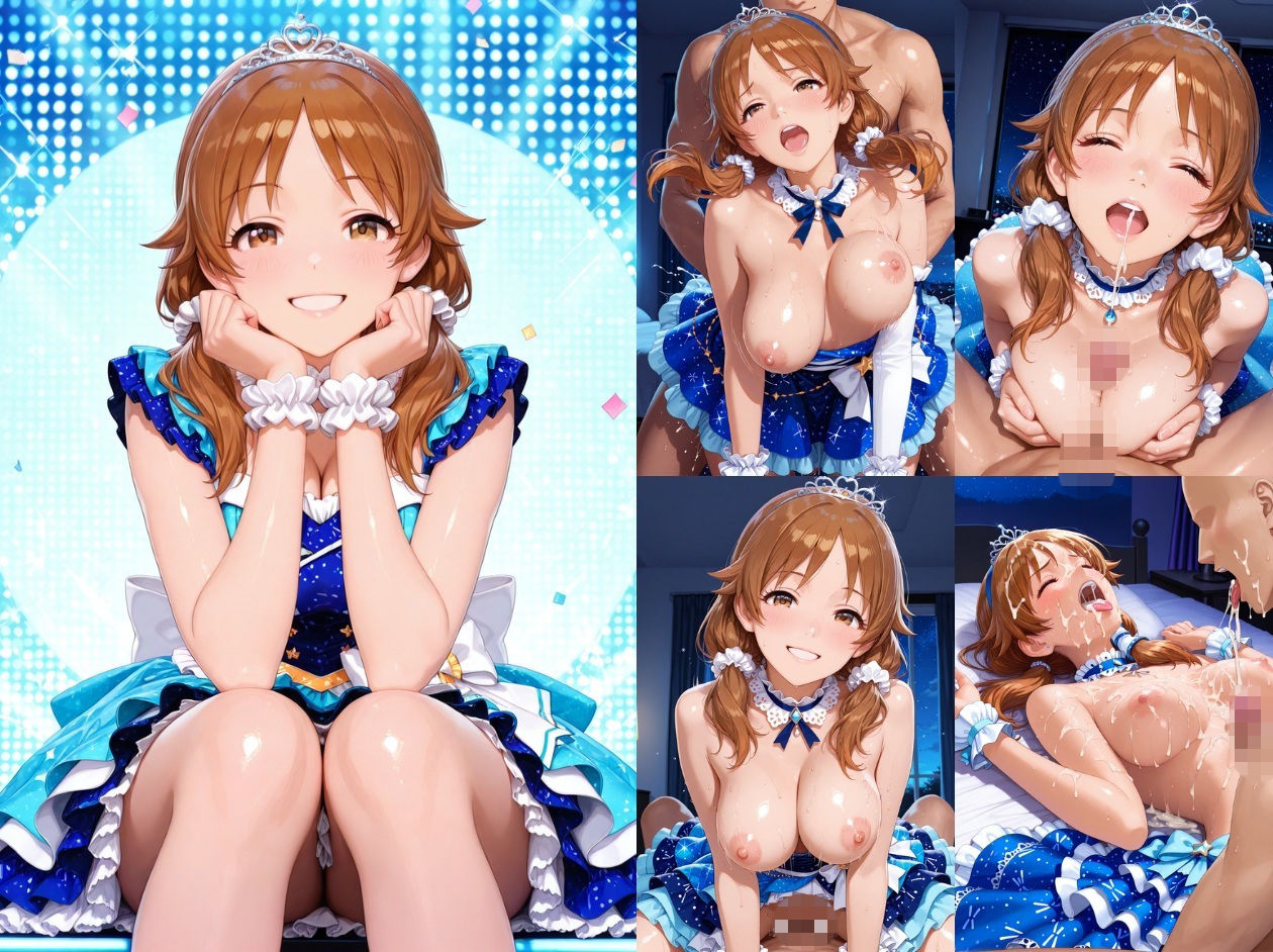 飲み会でお持ち帰りされるアイドルたち（ア●マス 安●菜々 高●楓 三●美優 片●早苗） サンプル4ページ目