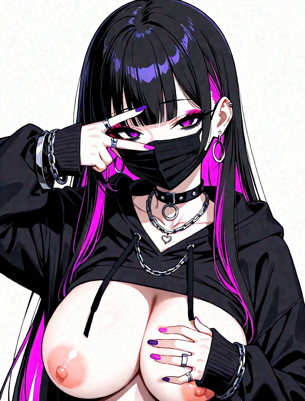 まるだしかのじょ  地雷系巨乳ver. サンプル9ページ目