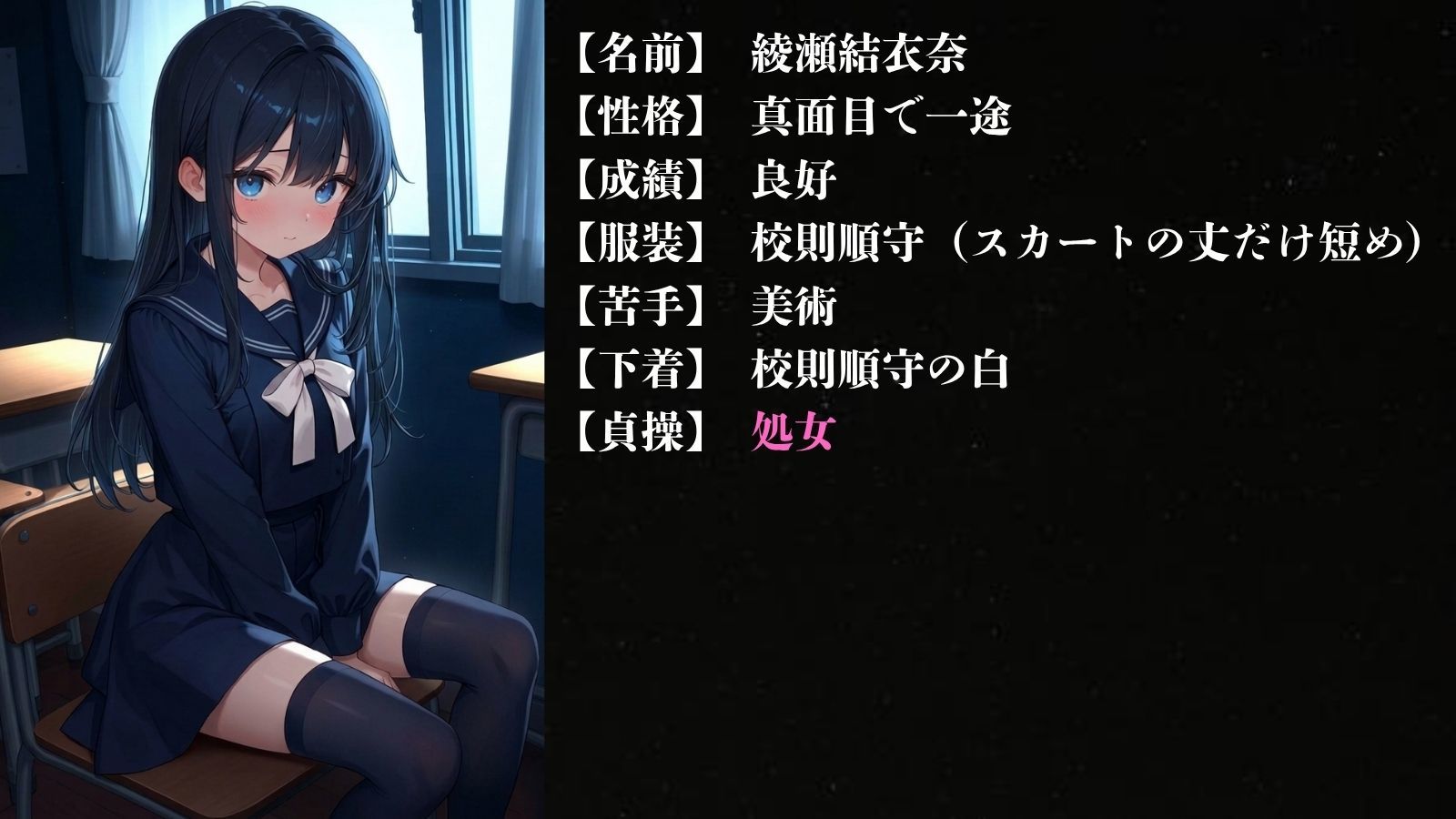 『奉仕少女  隠れM女の清楚系優等生と共に同人誌を実演せよ』冒頭拡充CG集 サンプル2ページ目