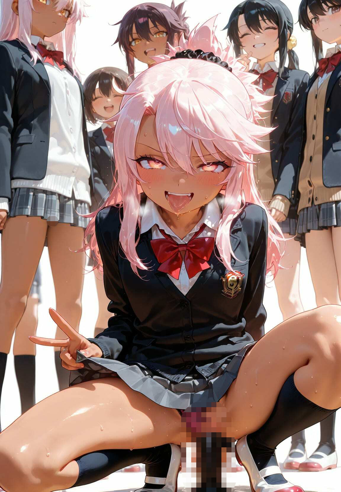 みんなの前で晒し者 （はーと） 野外露出全部盛り F〇te サンプル5ページ目