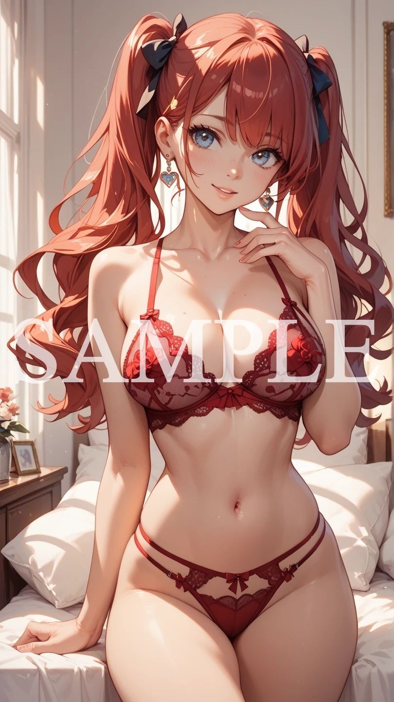 Red × Lace Romance サンプル1ページ目
