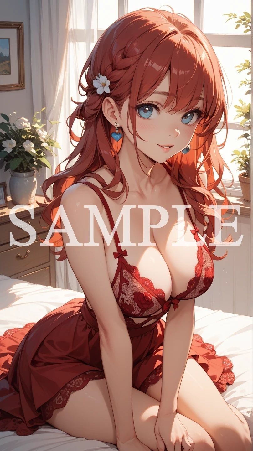 Red × Lace Romance サンプル3ページ目