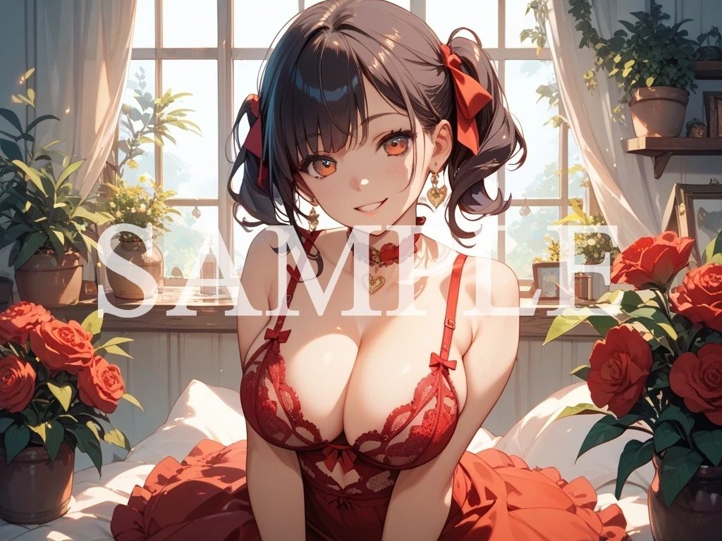 Red × Lace Romance サンプル10ページ目
