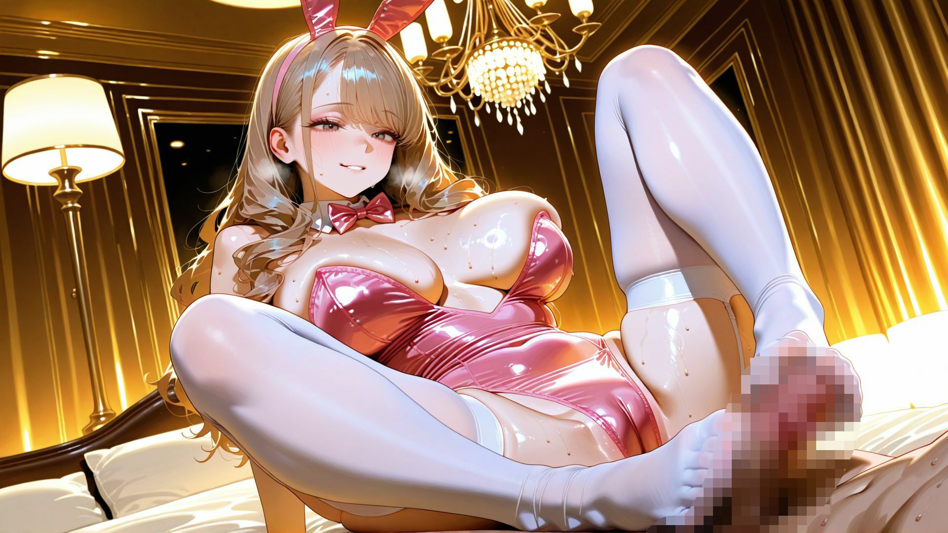 【4K】爆乳JKにバニーガールのコスプレさせて濃厚中出しセックス サンプル2ページ目