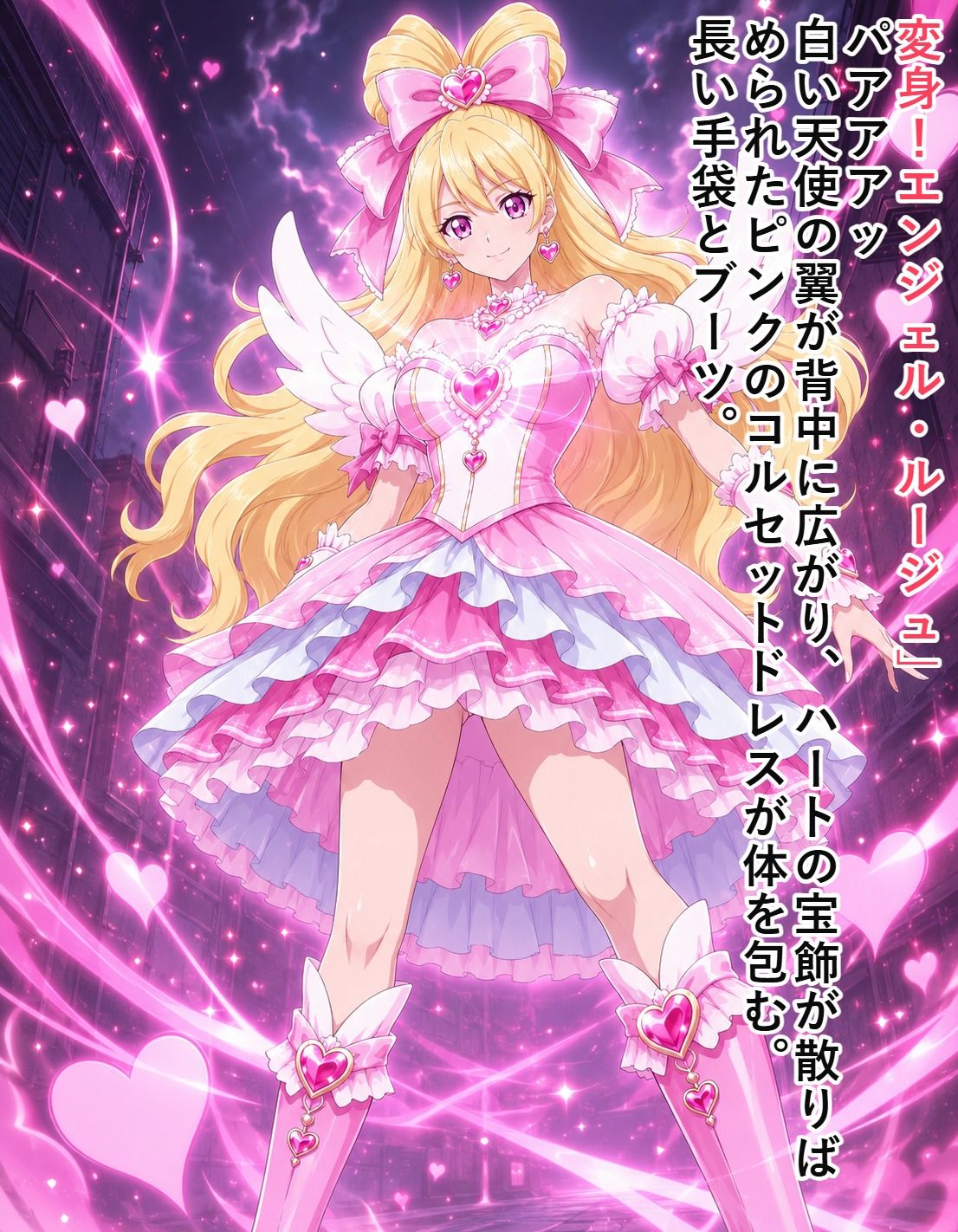 変身ヒロイン  エンジェル・ルージュ サンプル3ページ目