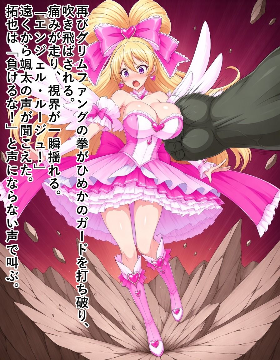 変身ヒロイン  エンジェル・ルージュ サンプル5ページ目