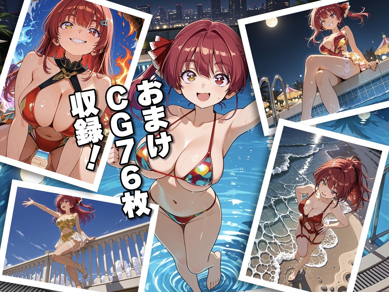 ホ◯ライブ 船長と夜のデートにしゅっこ〜！！船長とおじさんの濃厚えっちCG集！ サンプル3ページ目