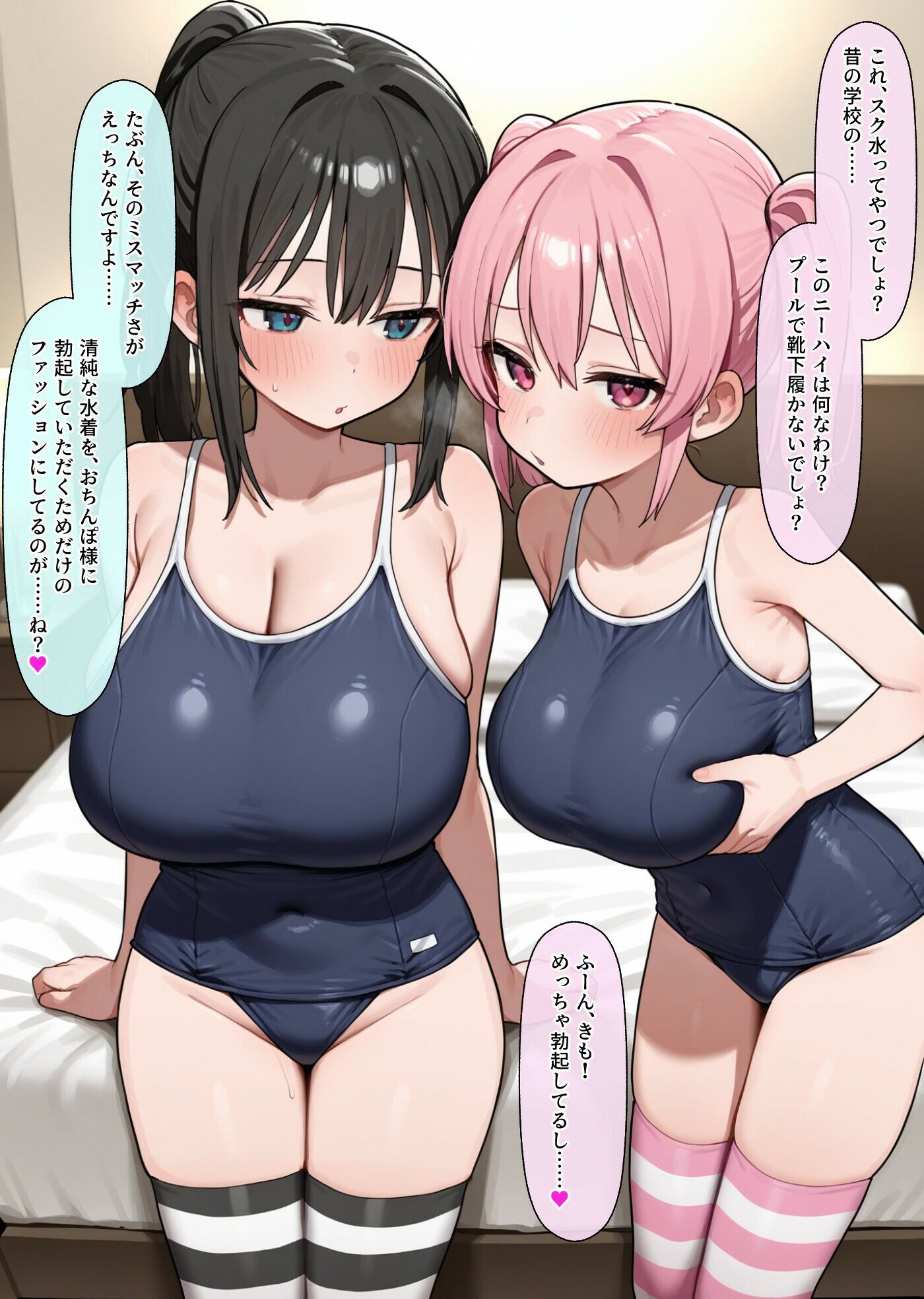 乳だけ育った娘とヤりたい！ サンプル1ページ目