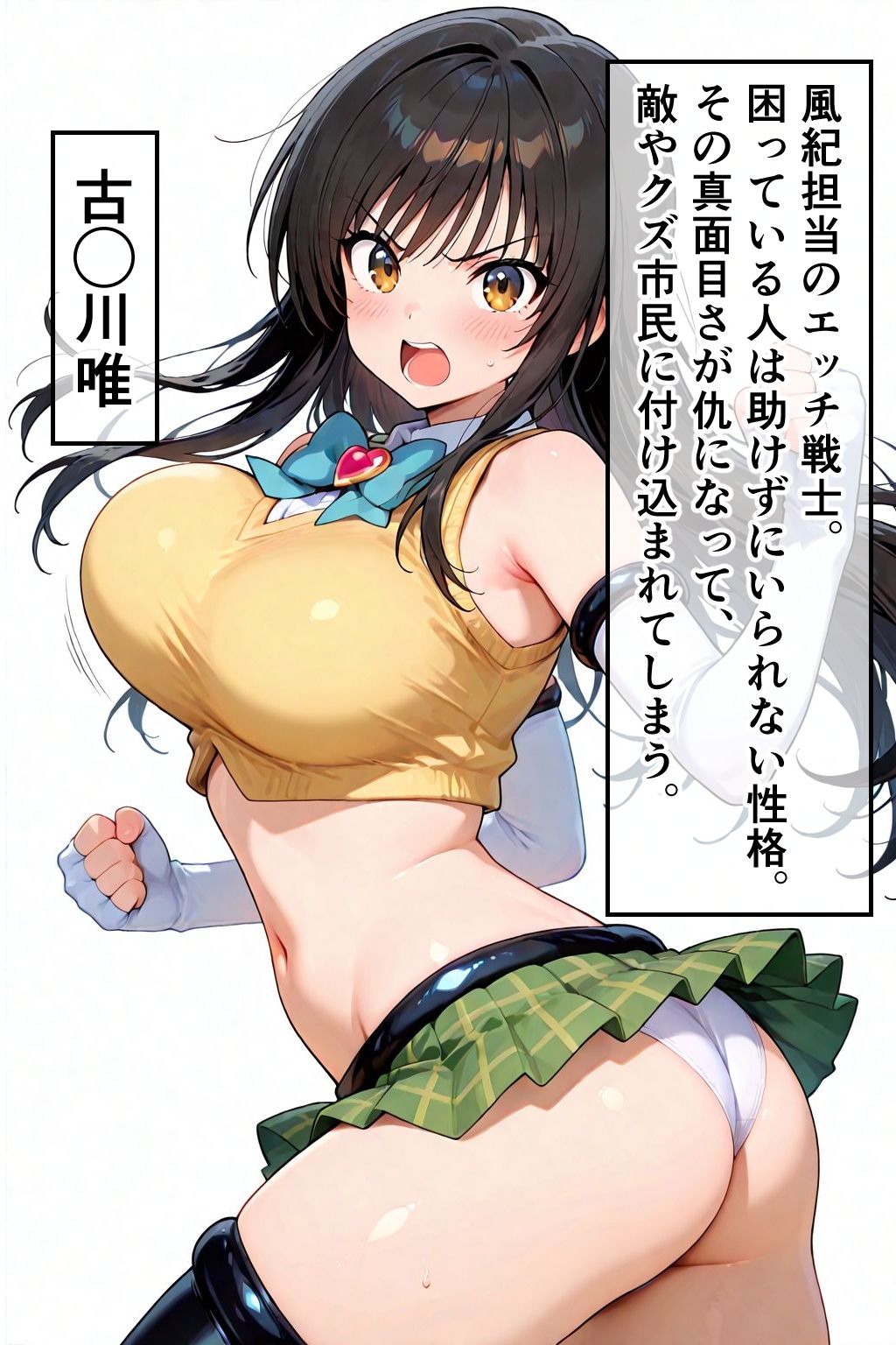 美少女エッチ戦士 古◯川唯 1  疑似セックス！？オジサンを射精させないと出られない部屋 サンプル2ページ目