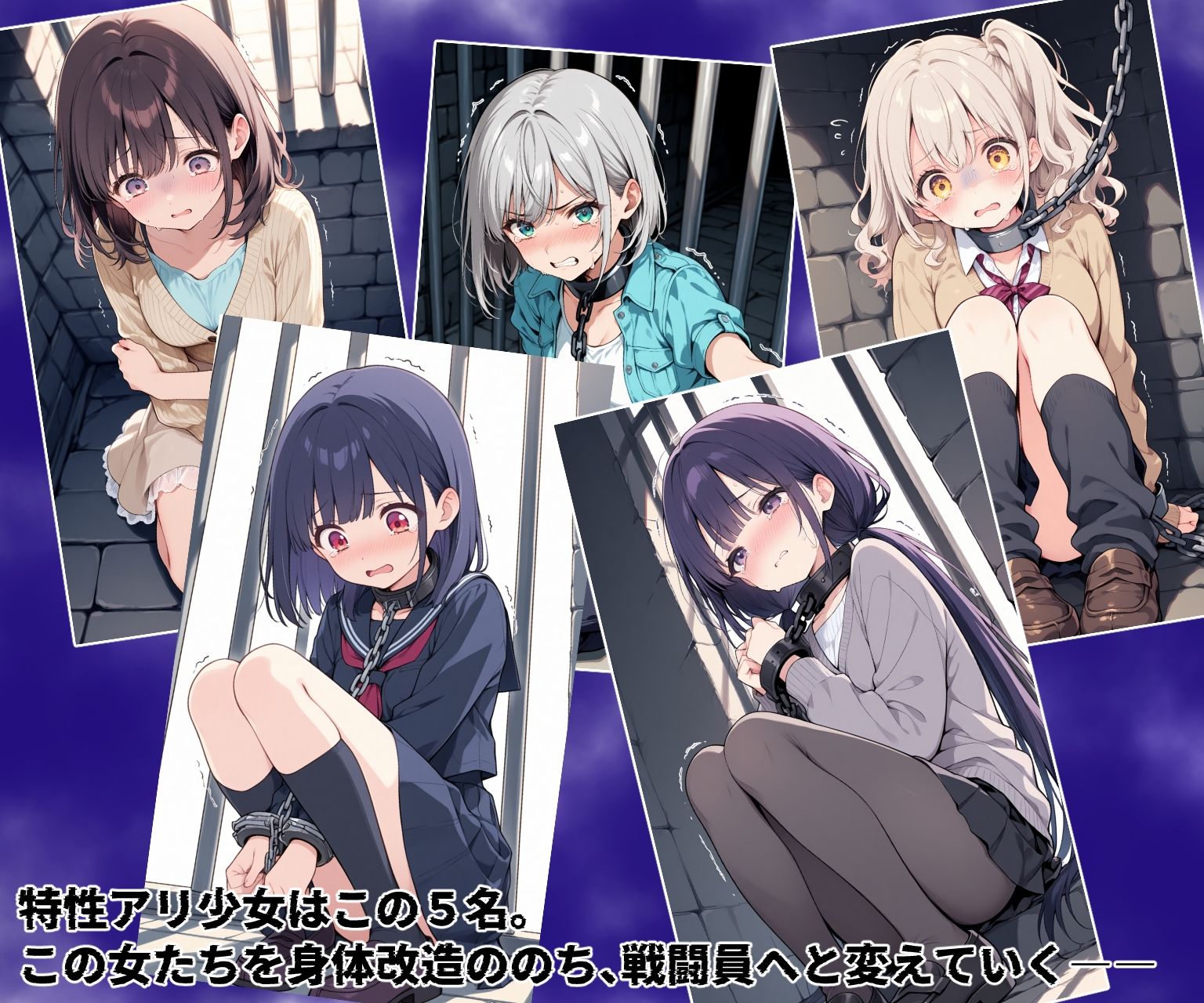 悪ノ生贄  -戦闘員に改造される少女- サンプル2ページ目
