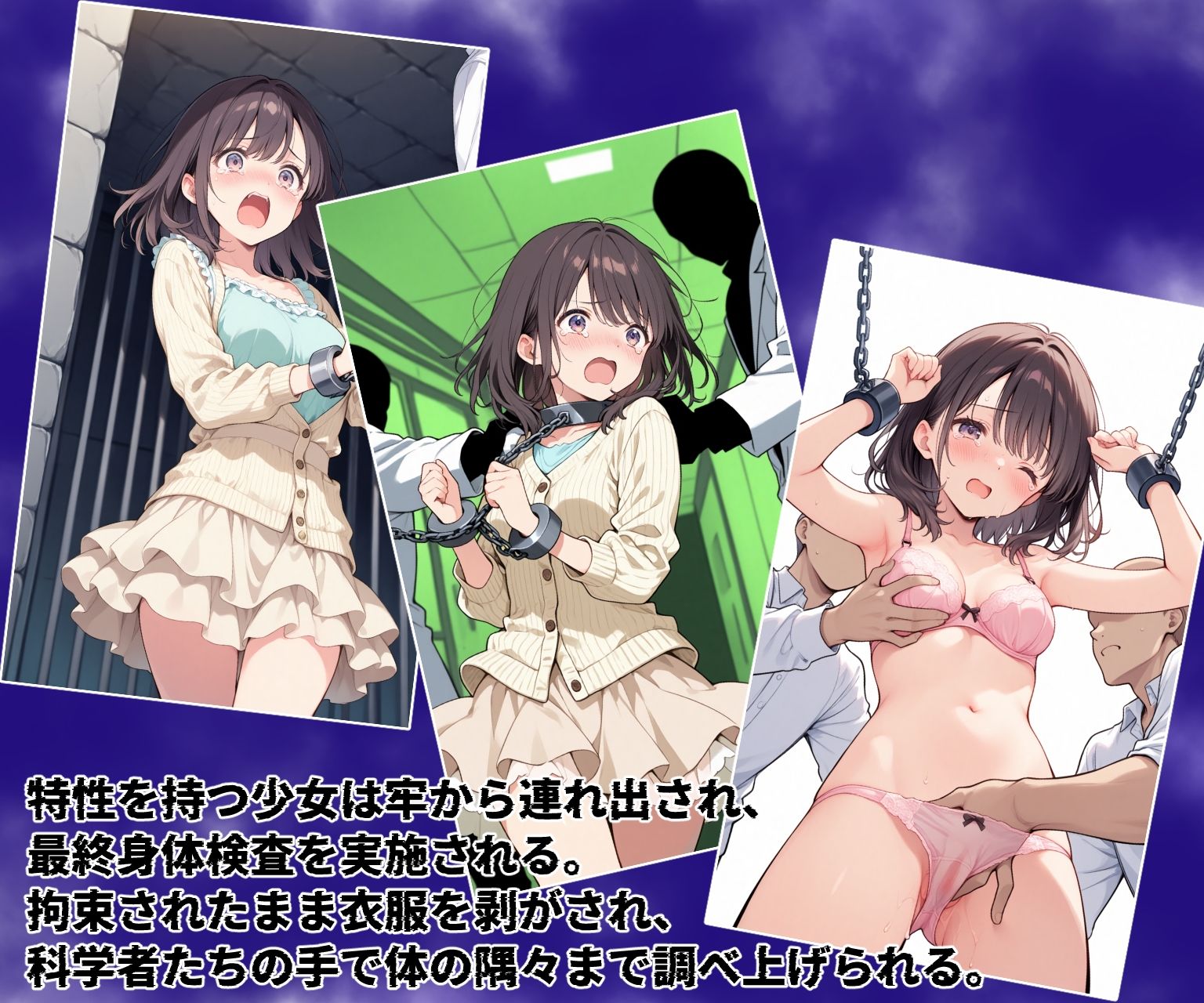 悪ノ生贄  -戦闘員に改造される少女- サンプル3ページ目