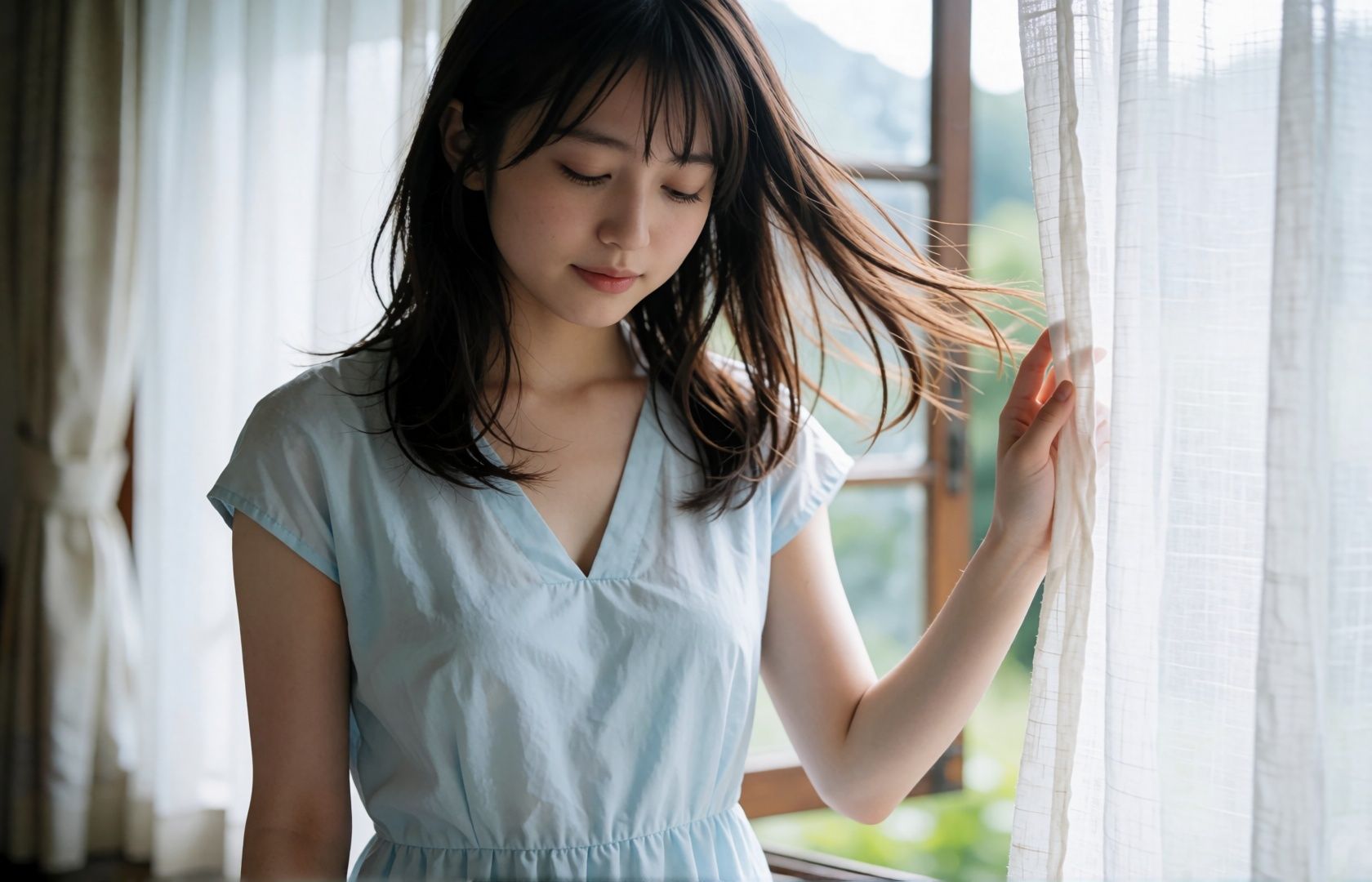 避暑地の秘密の時間 サンプル1ページ目