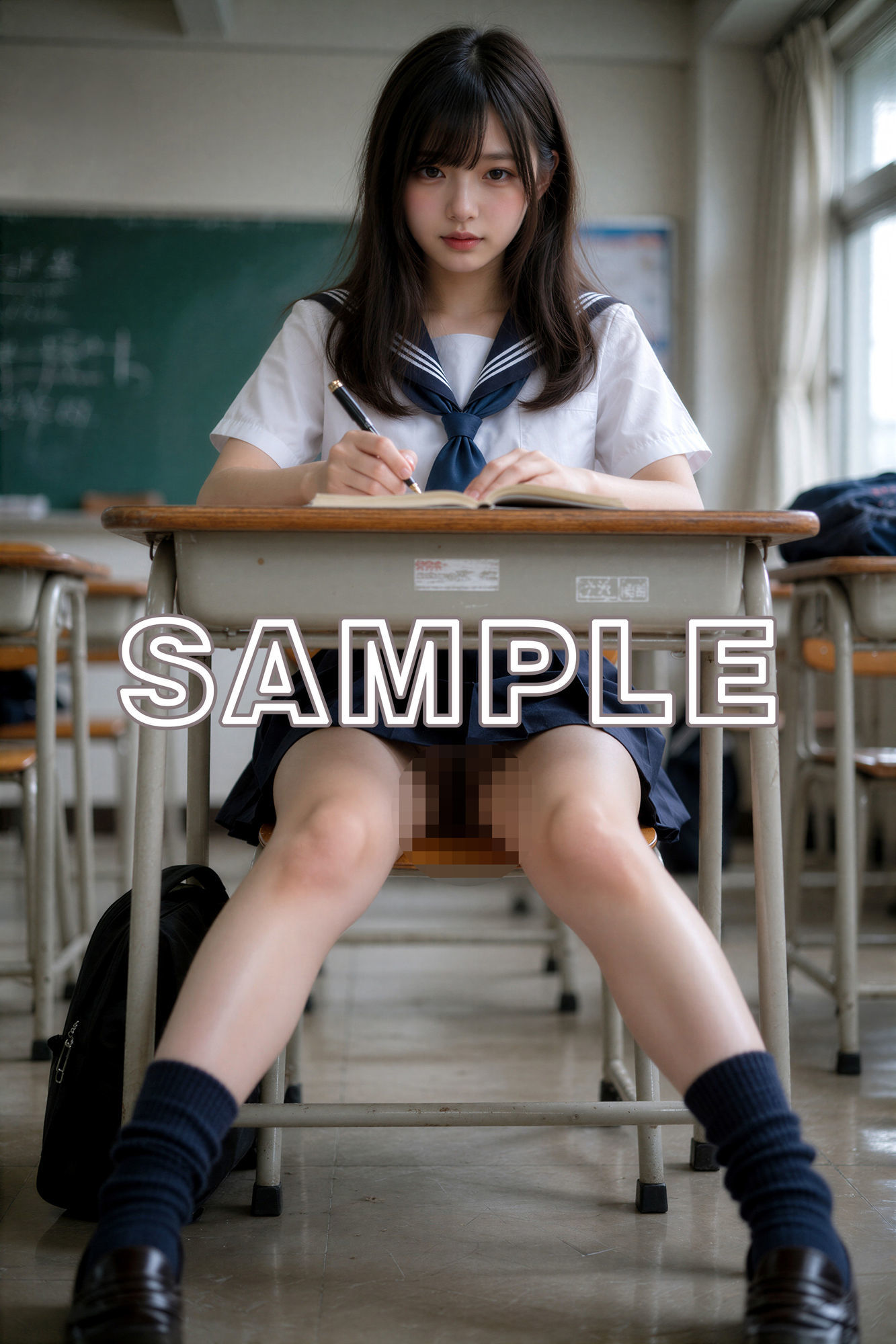 露出好き女子校生 みお サンプル4ページ目