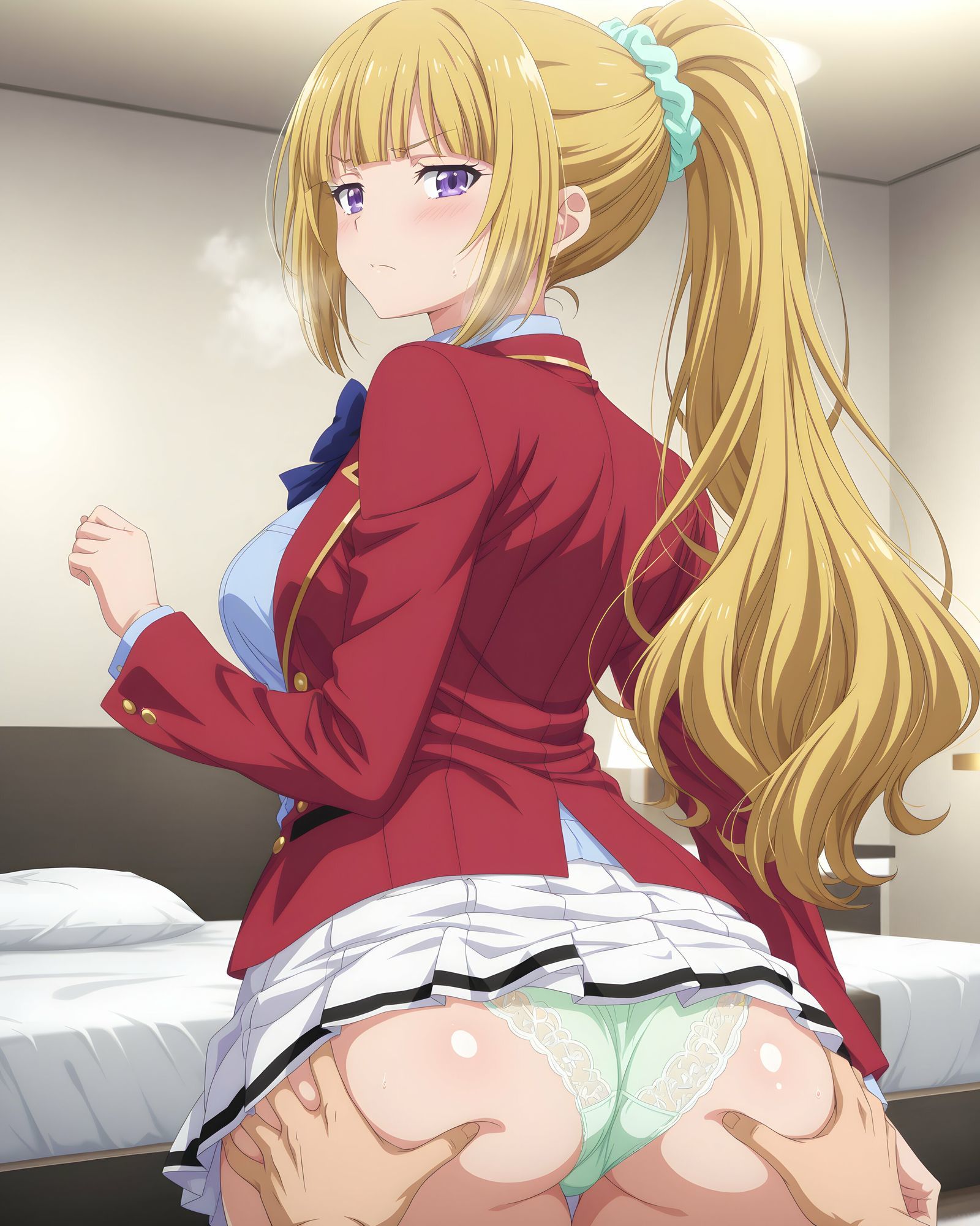 ヤリチンとの朝まで交尾で孕ませられる高度育成〇等学校女生徒達 サンプル4ページ目