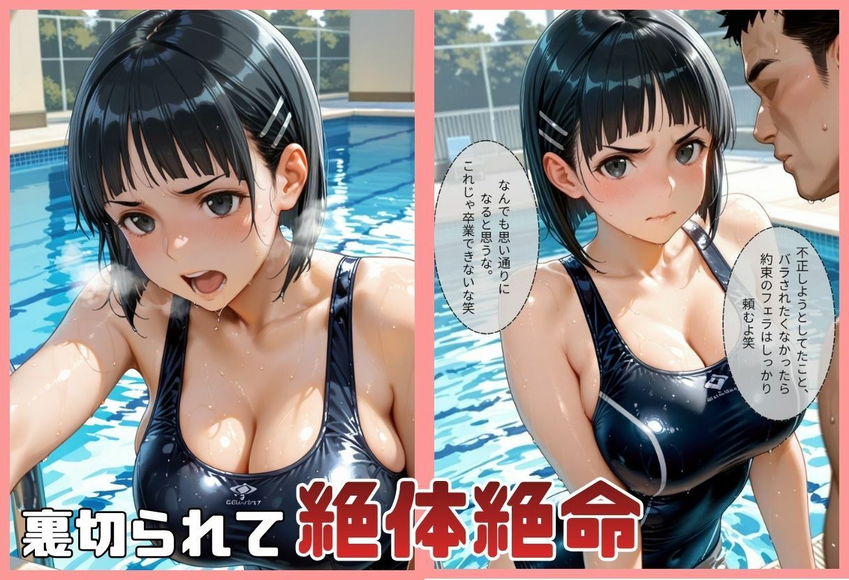 JK×教師のスク水孕ませエッチ サンプル4ページ目