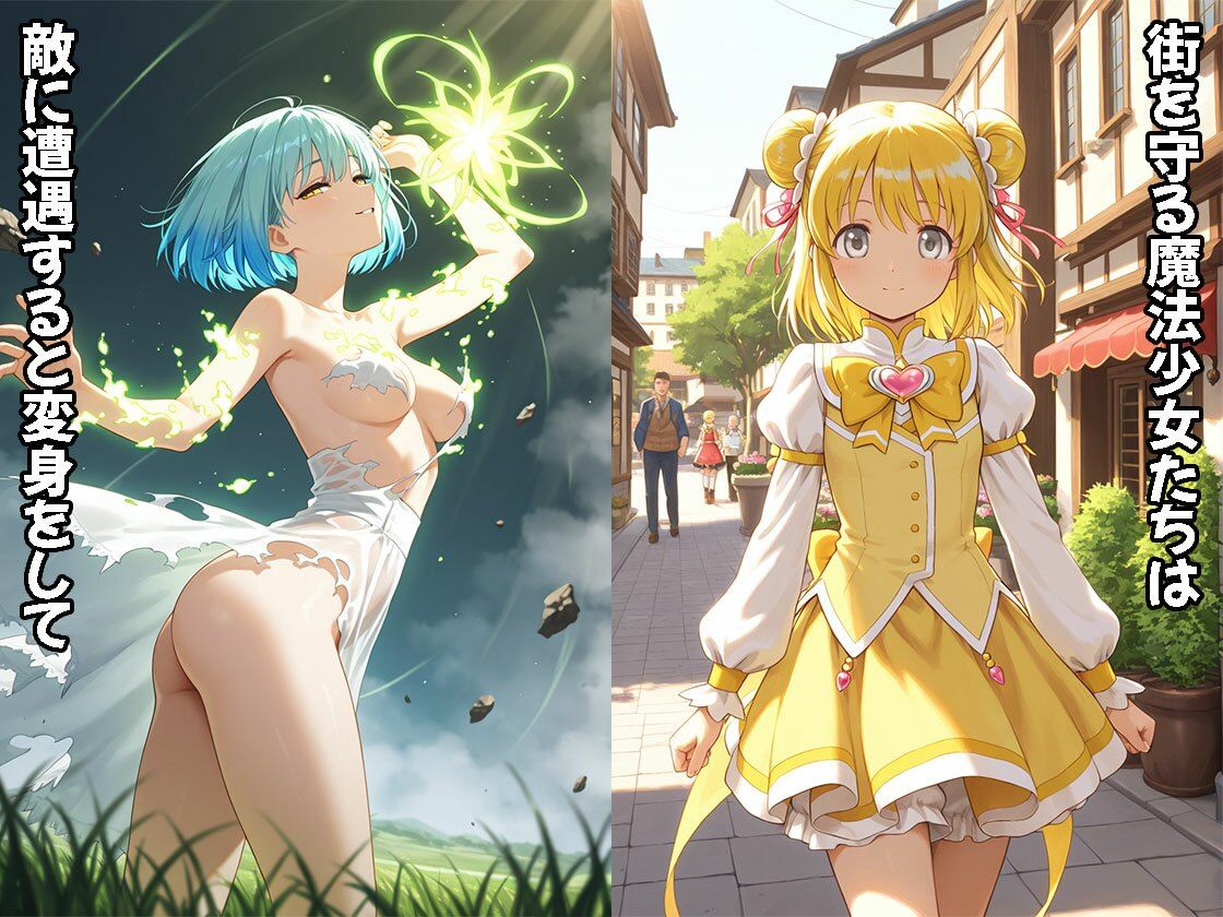 魔法少女は負けたら裁かれる（CG500枚） サンプル1ページ目