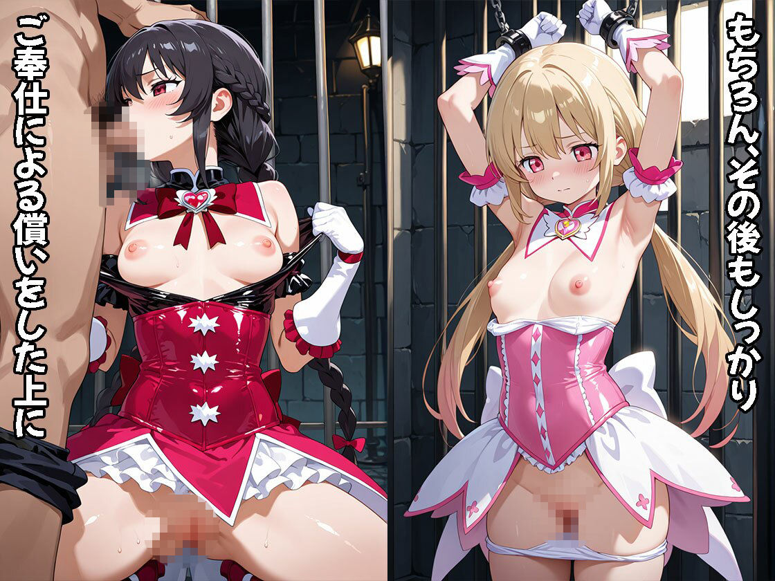 魔法少女は負けたら裁かれる（CG500枚） サンプル5ページ目