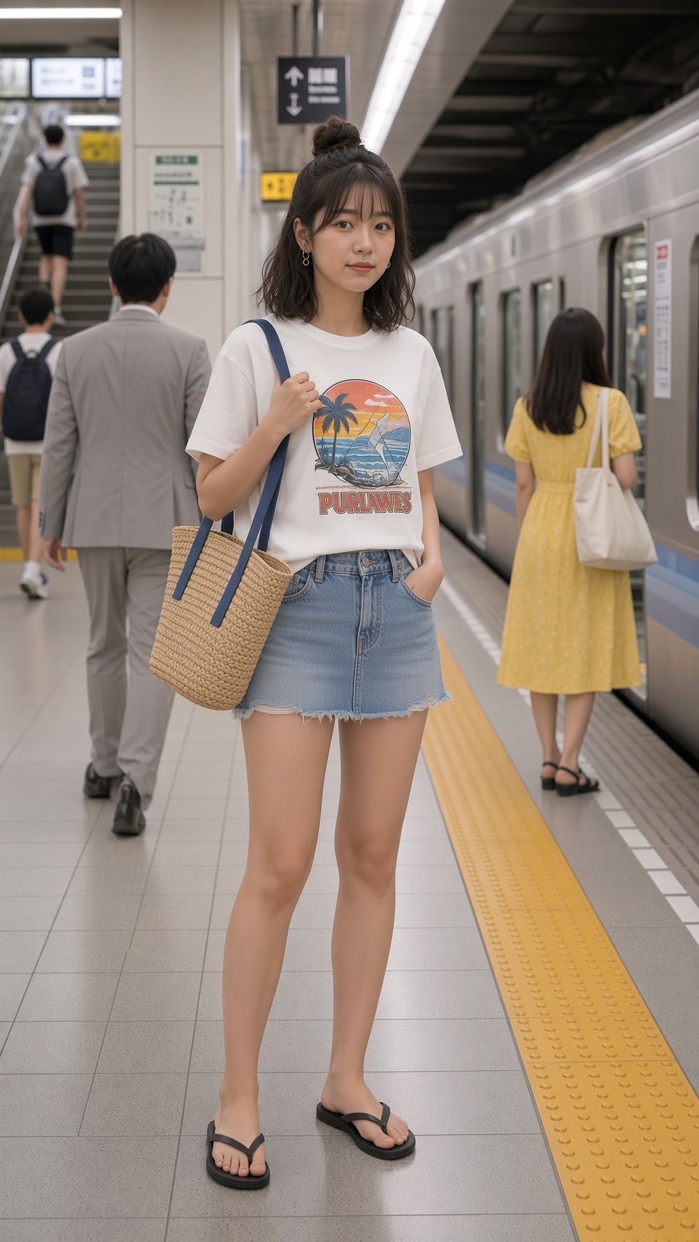 【逆さ撮り】西新宿のきれいめOLたち、無防備パンチラ記録 〜シェアオフィス周りの通勤で知らない秘密〜 サンプル5ページ目
