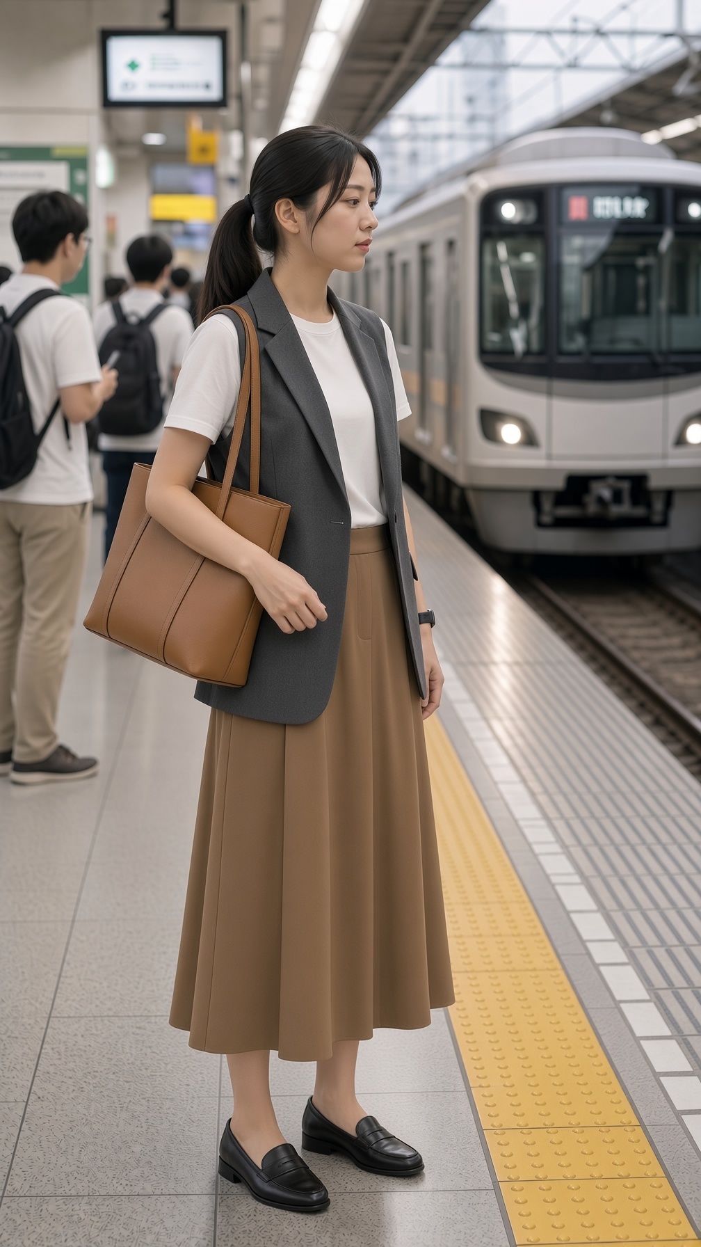 【逆さ撮り】西新宿のきれいめOLたち、無防備パンチラ記録 〜シェアオフィス周りの通勤で知らない秘密〜 サンプル7ページ目