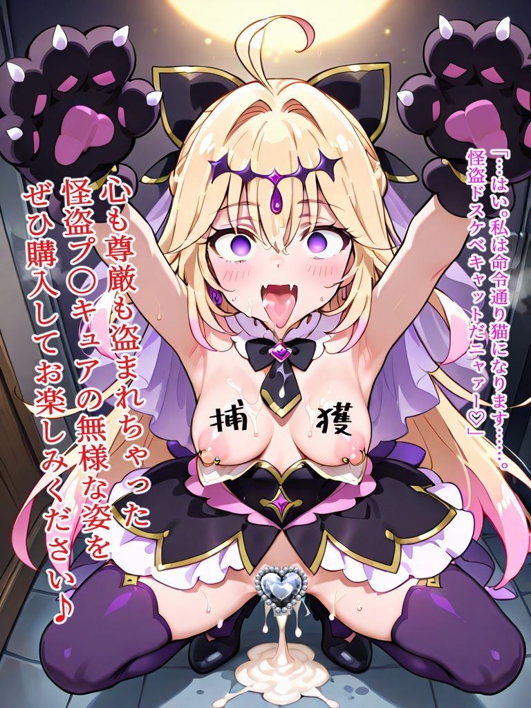 ヘコヘコ！プ〇キュア  ブラック サンプル6ページ目