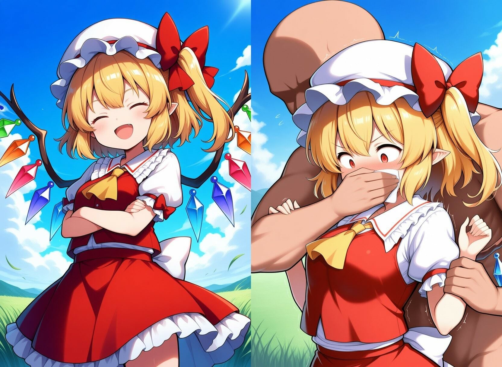 フランドール・スカーレッ〇VSクロロホルム使い【約367枚】 サンプル1ページ目