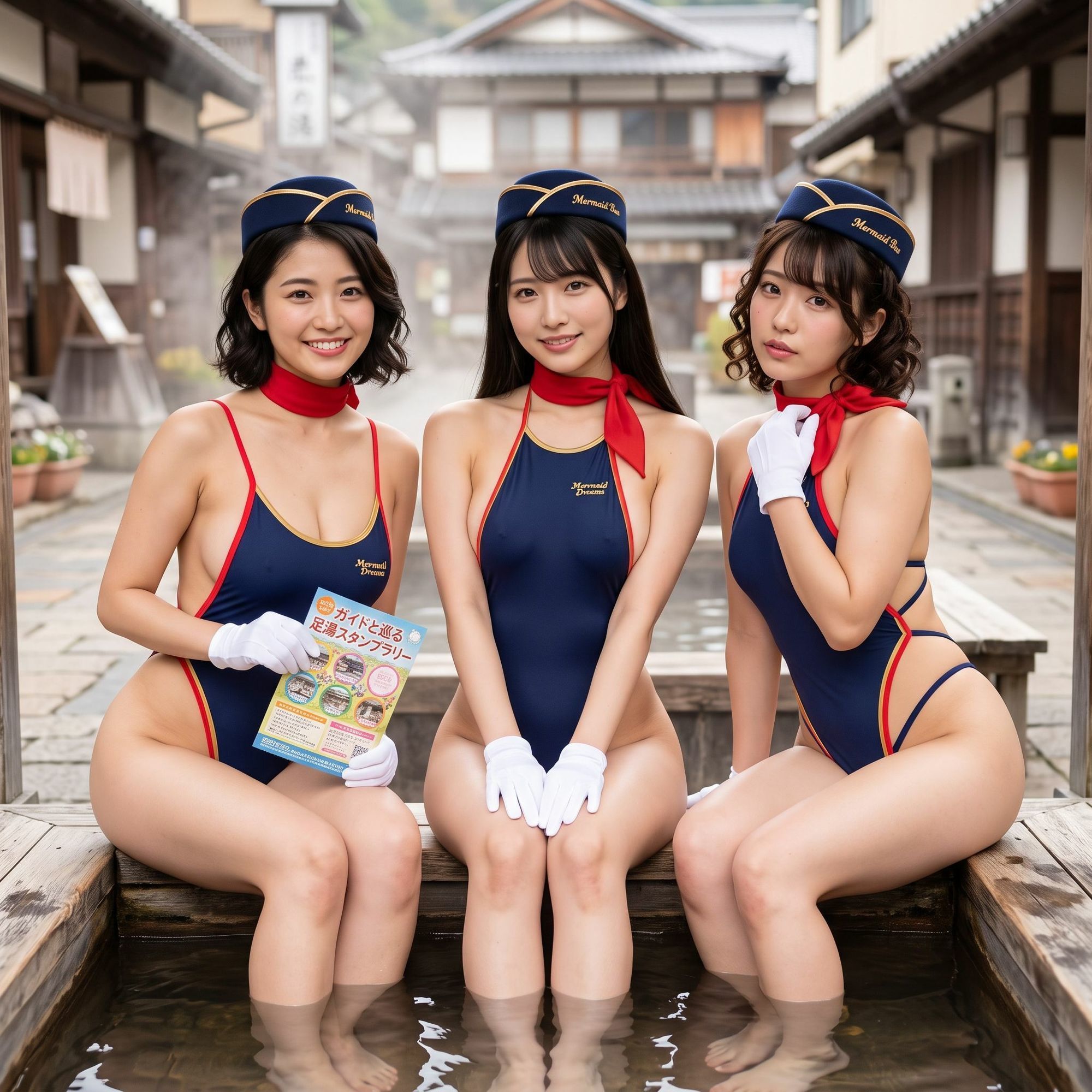水着バスガイド写真集 サンプル7ページ目