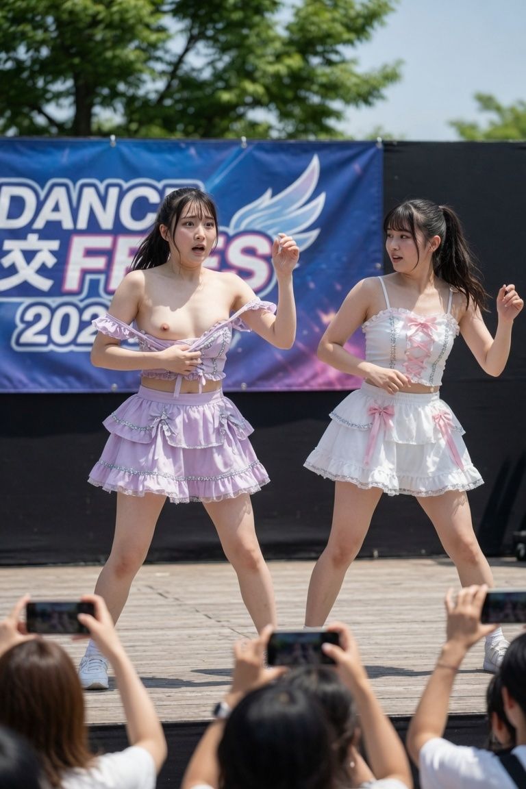 アイドルのおっぱいポロリハプニング画像集 サンプル5ページ目