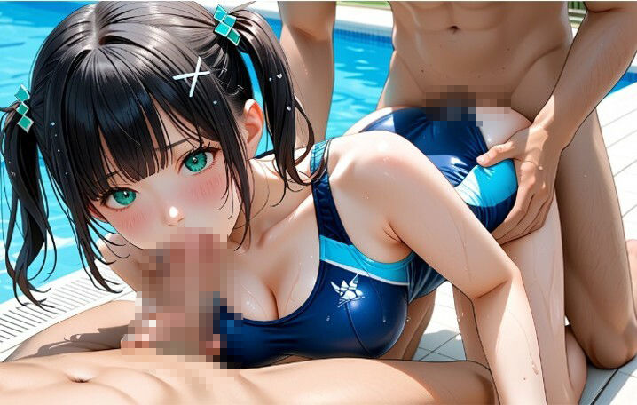 スク水女子☆夏の中出しおもひで サンプル8ページ目