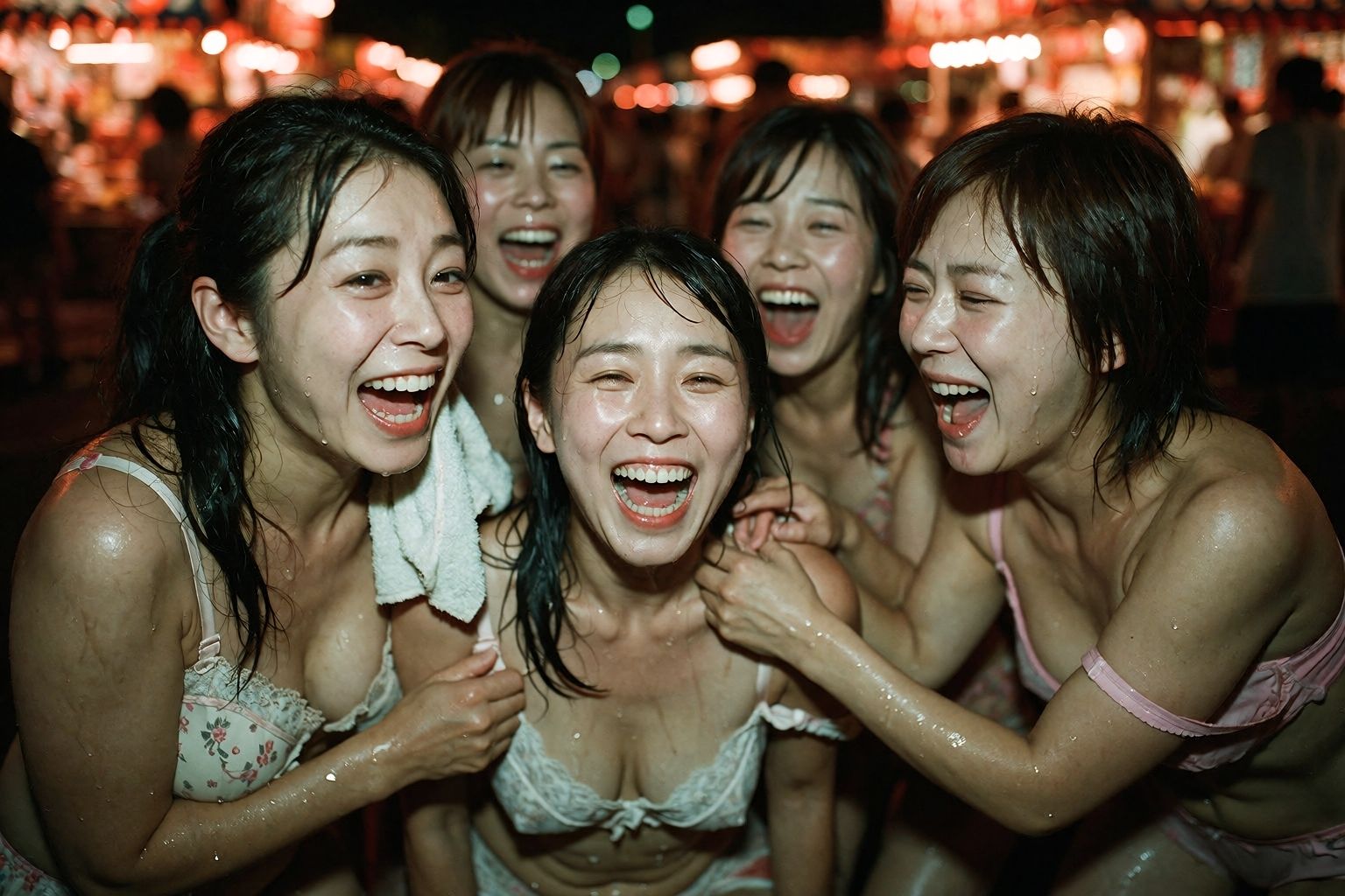ママをやめた3日間  36℃、夏祭り、お化け屋敷。母親たちの記録 サンプル1ページ目