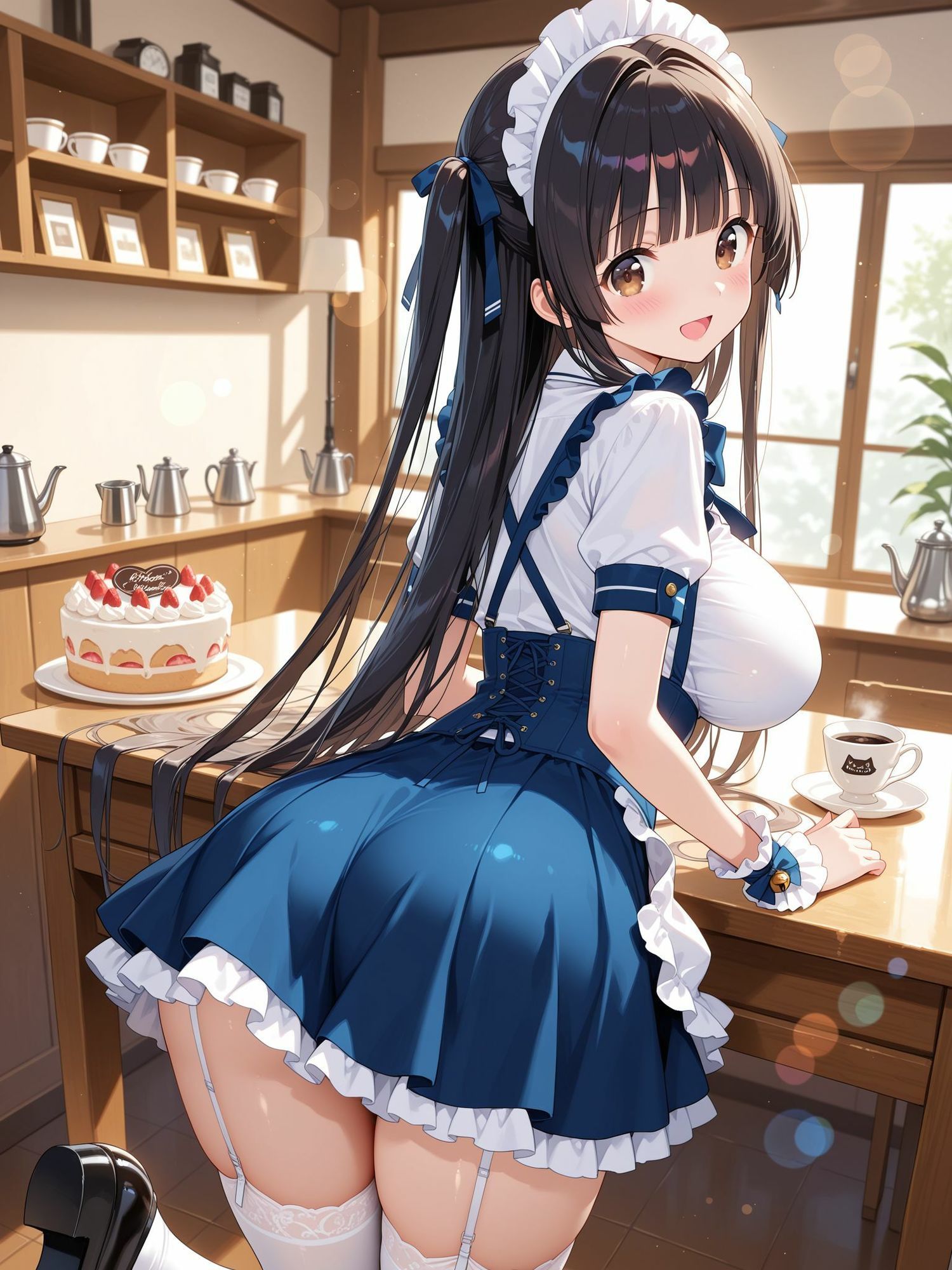 放課後のアルバイトはケーキよりも○○○が大好きなんです サンプル2ページ目