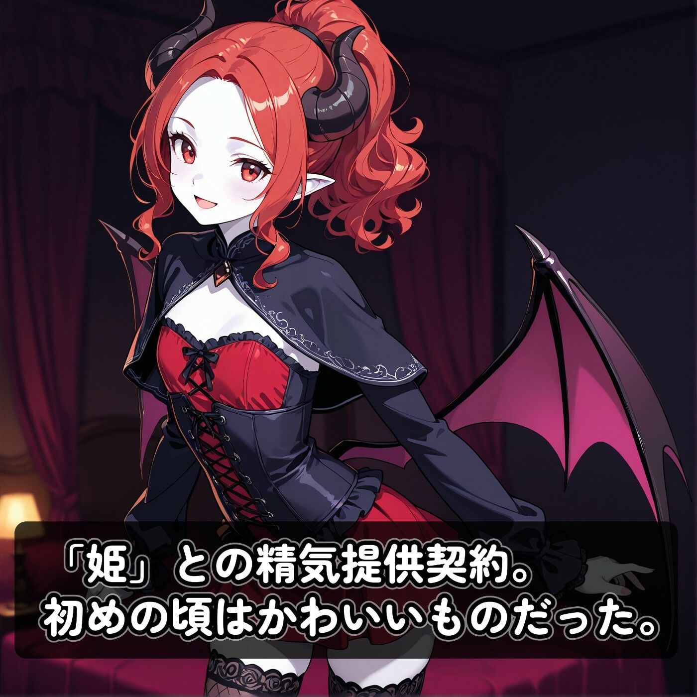 サキュバス姫の成長記録 サンプル1ページ目