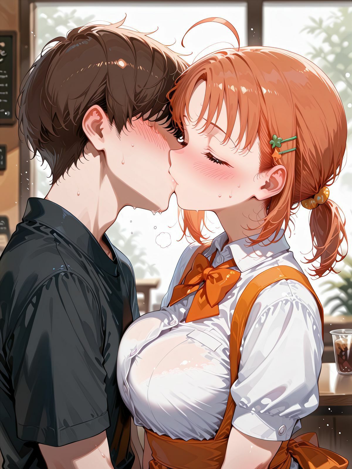 人気ヒロインたちとカフェでえっち サンプル1ページ目