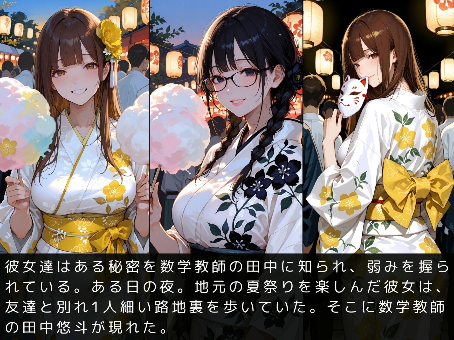 放課後の性指導〜禁断の記録〜夏祭り編〜Vol.3 サンプル4ページ目
