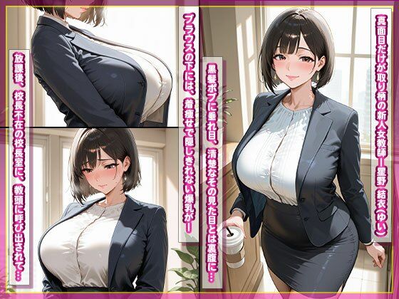 爆乳女教師、説教のはずが即ハメ堕ち〜着痩せおっぱいが教頭にバレて〜 サンプル2ページ目