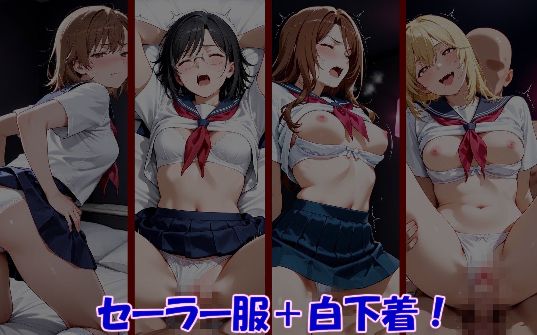 多視点着衣SEX集 FILE_B01-05 美琴・美偉・沈利・操祈・涙子とのコスえっち サンプル1ページ目