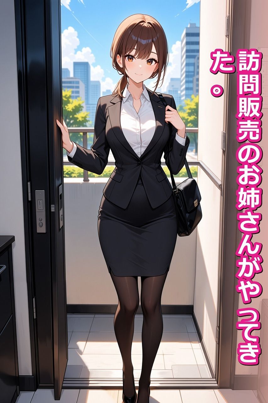 訪問セールスの罠/〜同僚コンビのお姉さんに、心も財布も落とされる〜 サンプル1ページ目